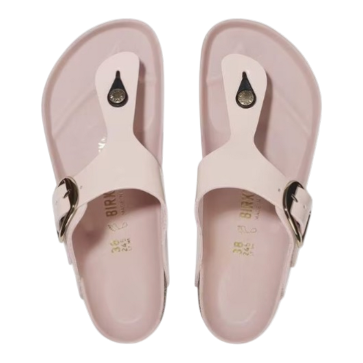 Gizeh Big Buckle Natural Leather Patent