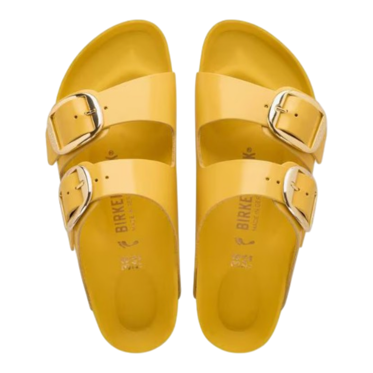 Arizona Big Buckle Natural Leather Patent