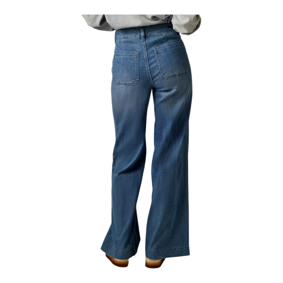 Farrah Lightweight Denim Wide Leg