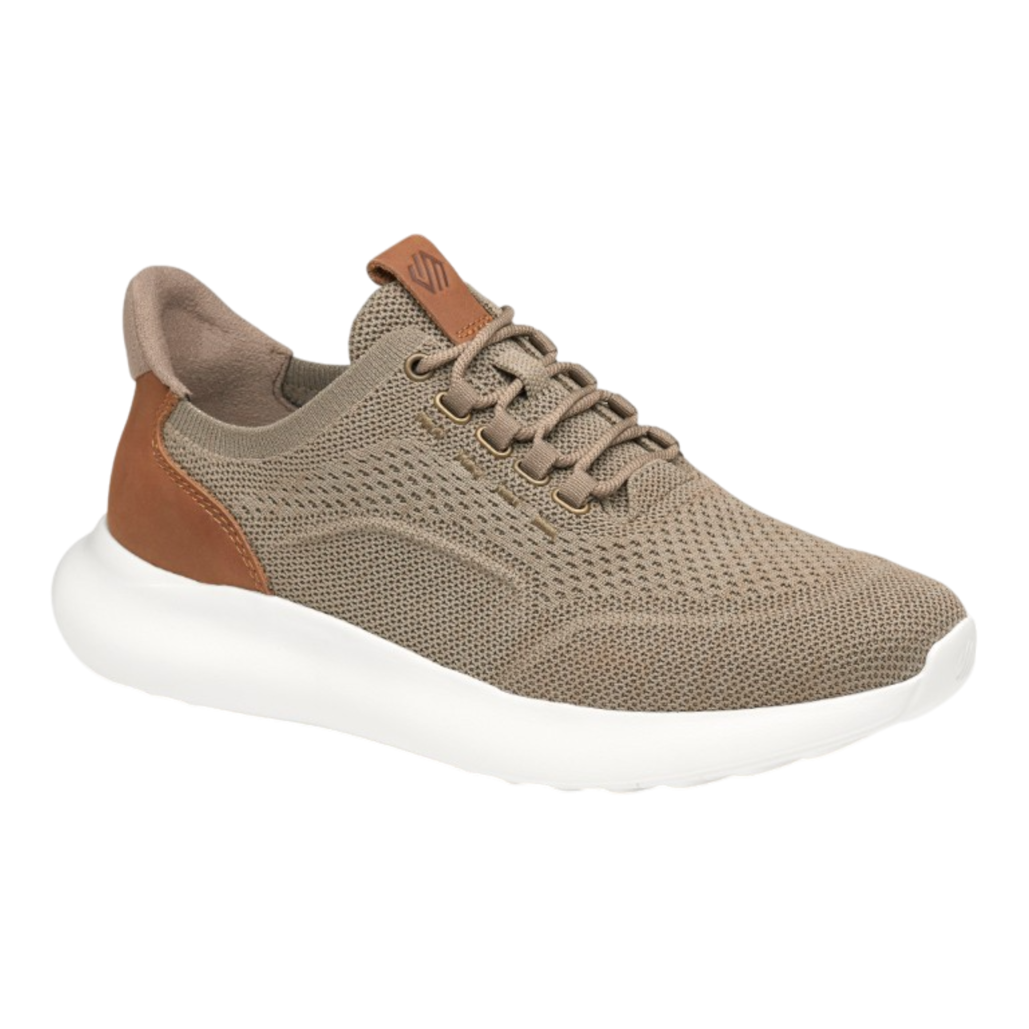 Johnston & Murphy - Amherst 2.0 Knit Plain Toe - Taupe Heather / M / 9