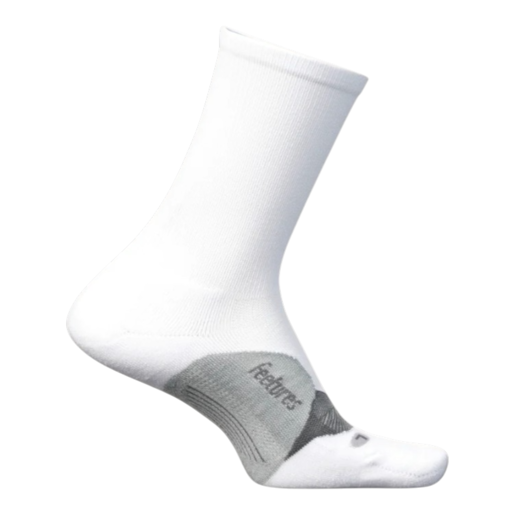 Feetures - Elite Light Cushion Mini Crew - White / M