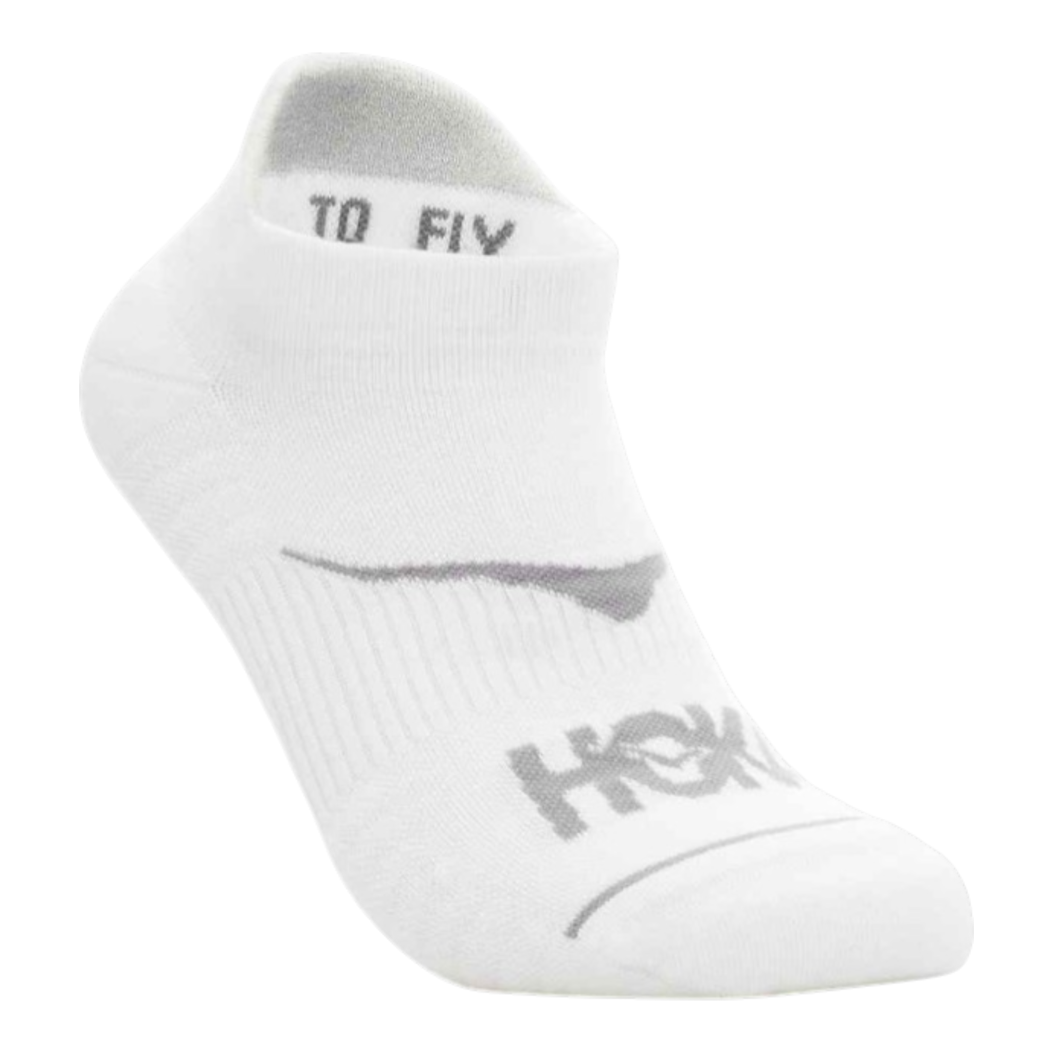 HOKA - No-Show Run Sock - White / M