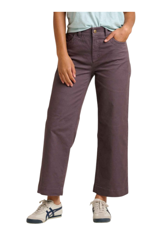 Toad&Co - Earthworks Wide Leg Pant - Raisin / One Size / 6