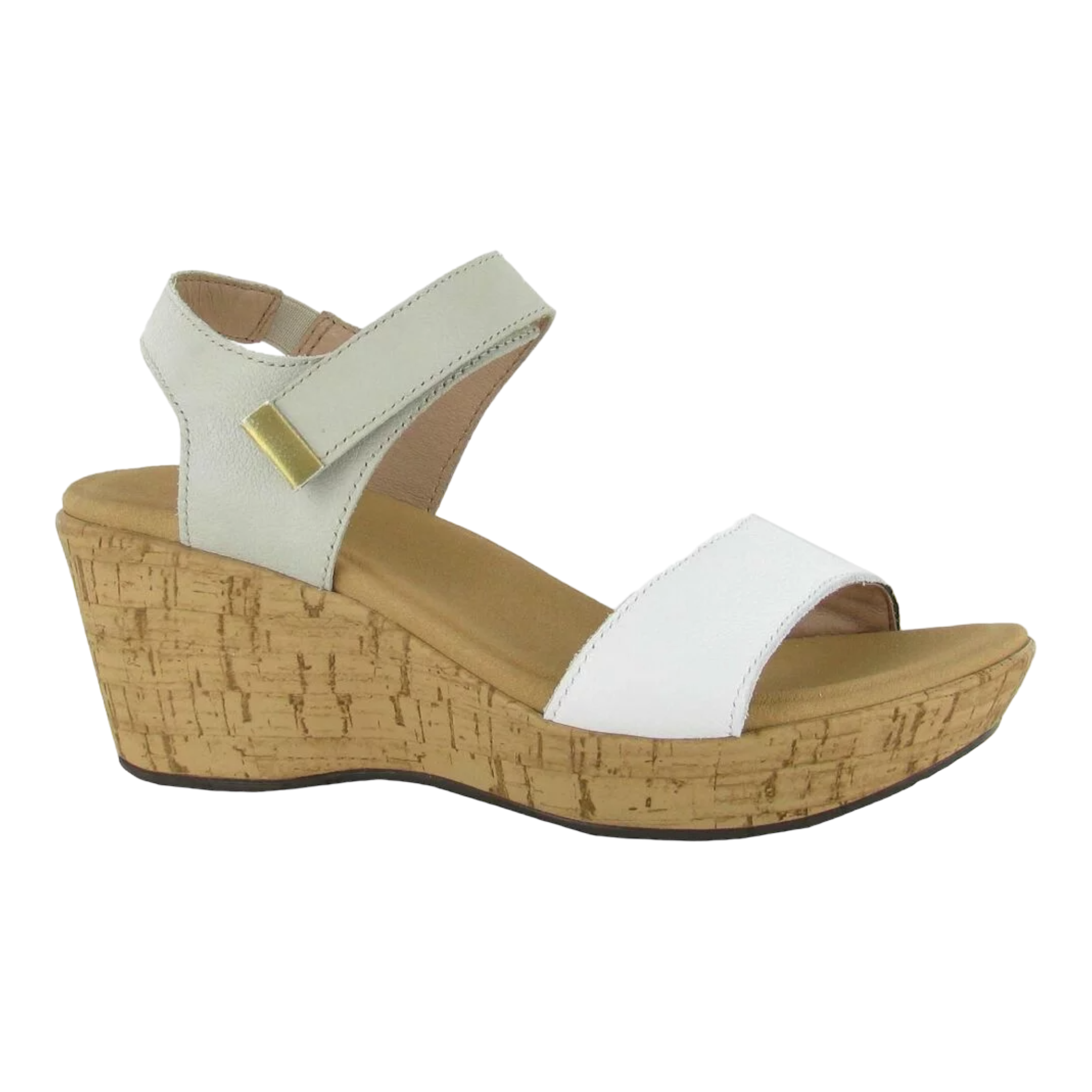 Naot - Summer - Soft White Leather/Soft Ivory Leather / M / 35