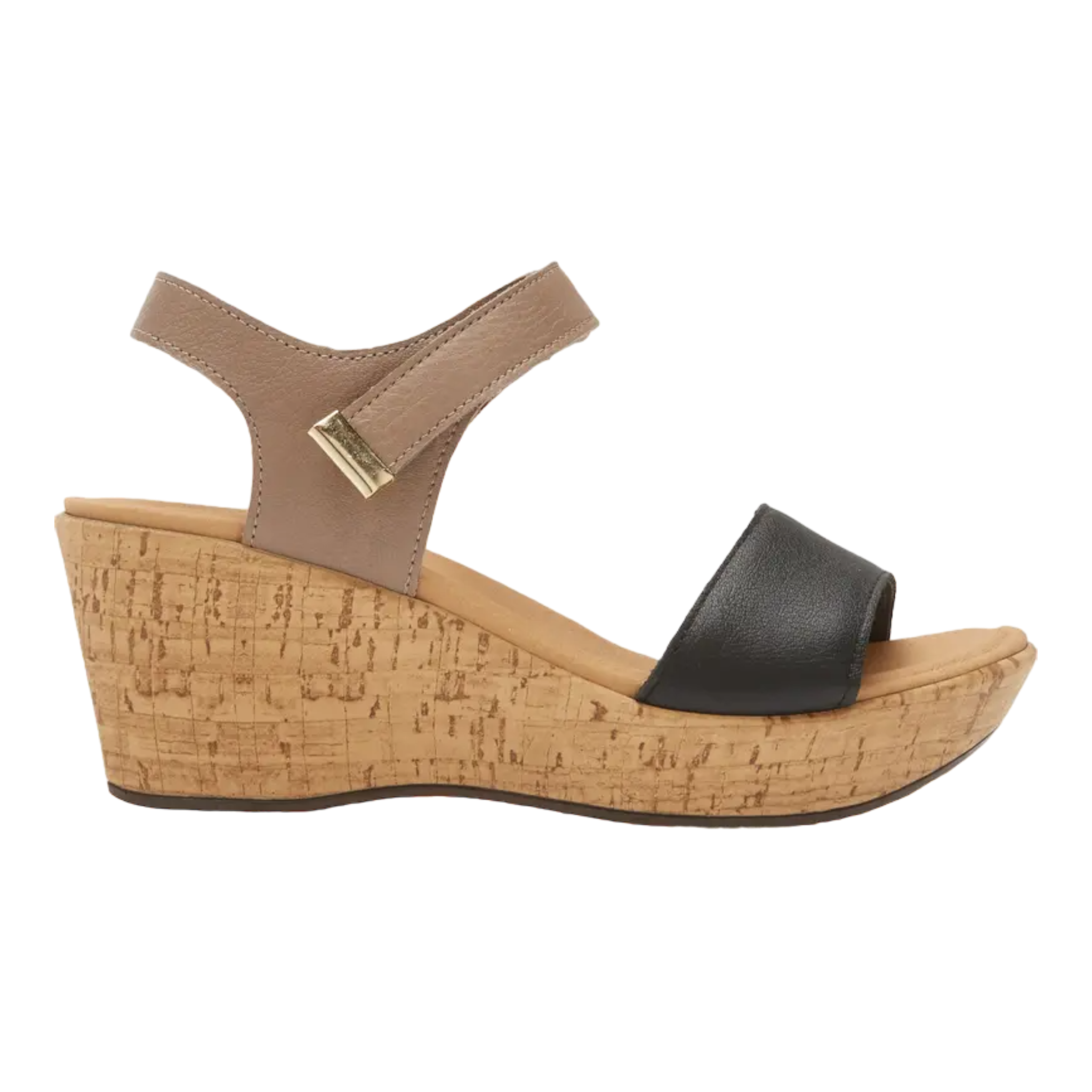 Naot - Summer - Soft Black/Soft Stone / M / 36