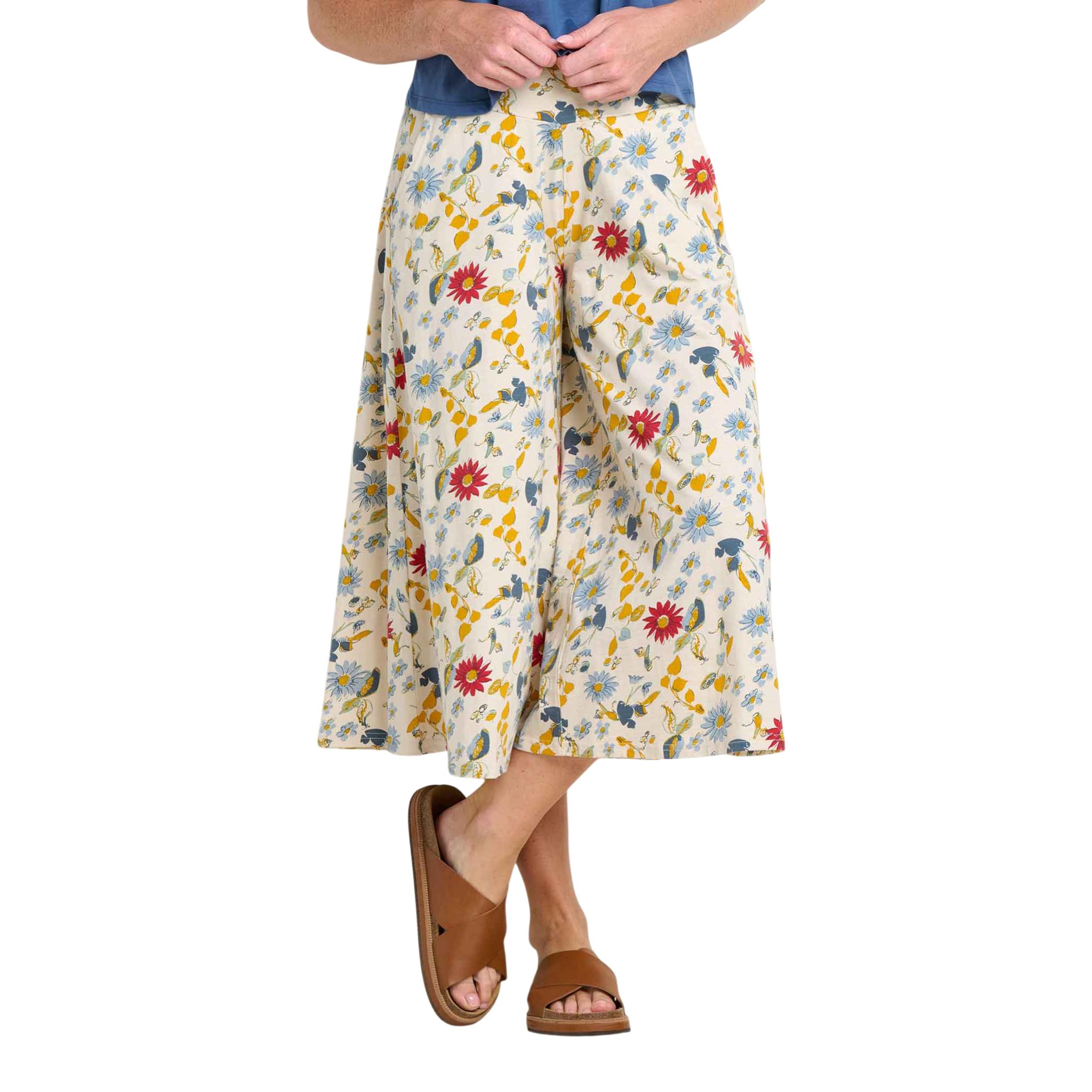 Toad&Co - Chaka Culotte - Almond Print / One Size / M