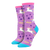 Women's Badass Unicorn Socks - Purple / ONE SIZE