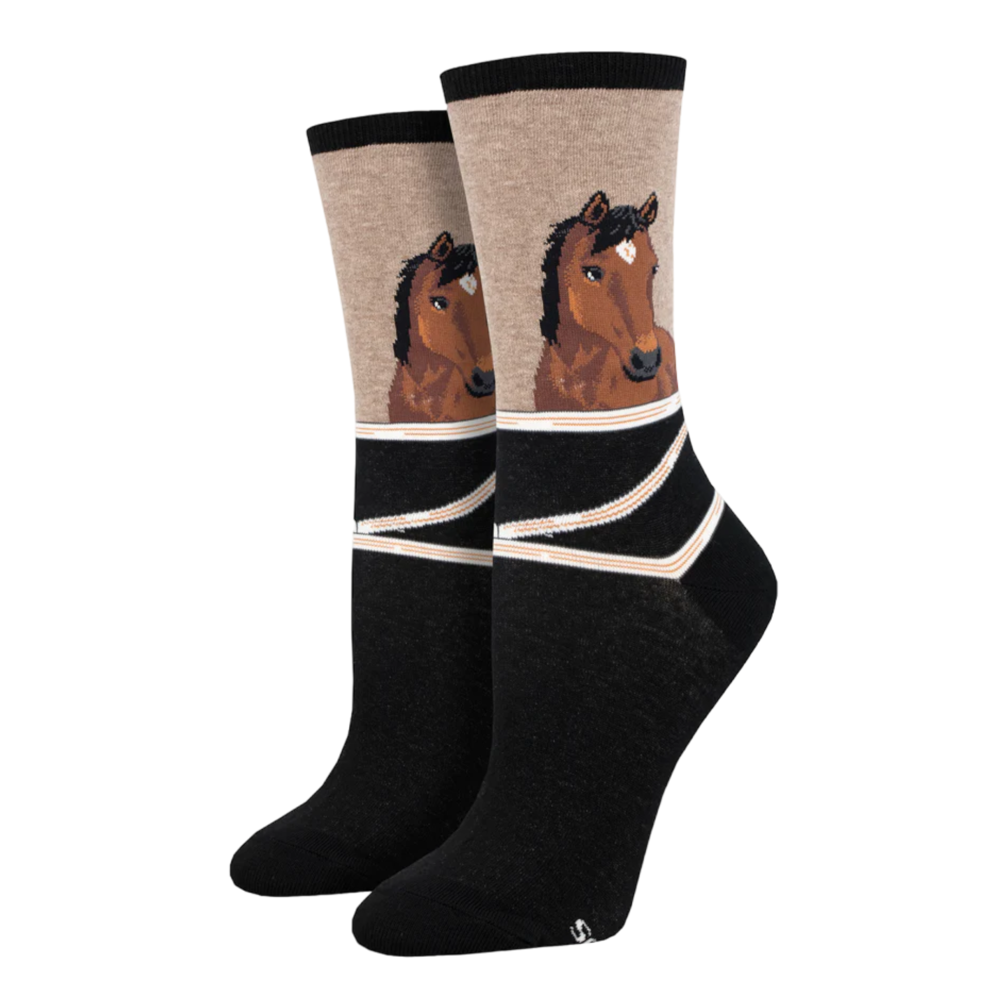 Socksmith - Women's Hey Neigh-Bor Socks - Hemp Heather / ONE SIZE