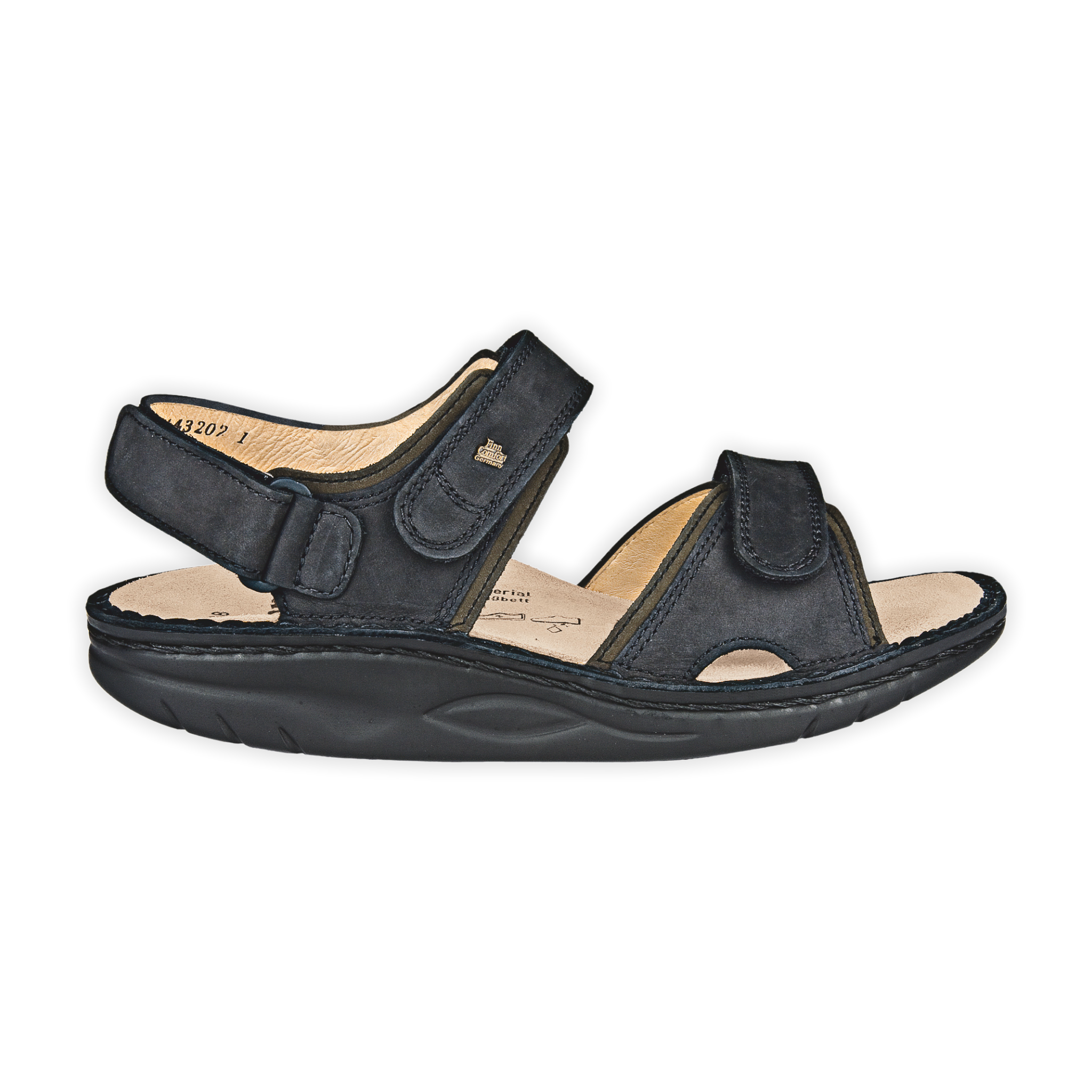 Finn Comfort - Yuma - Schwarz/Olive (Black/Olive) Buggy / M / 36