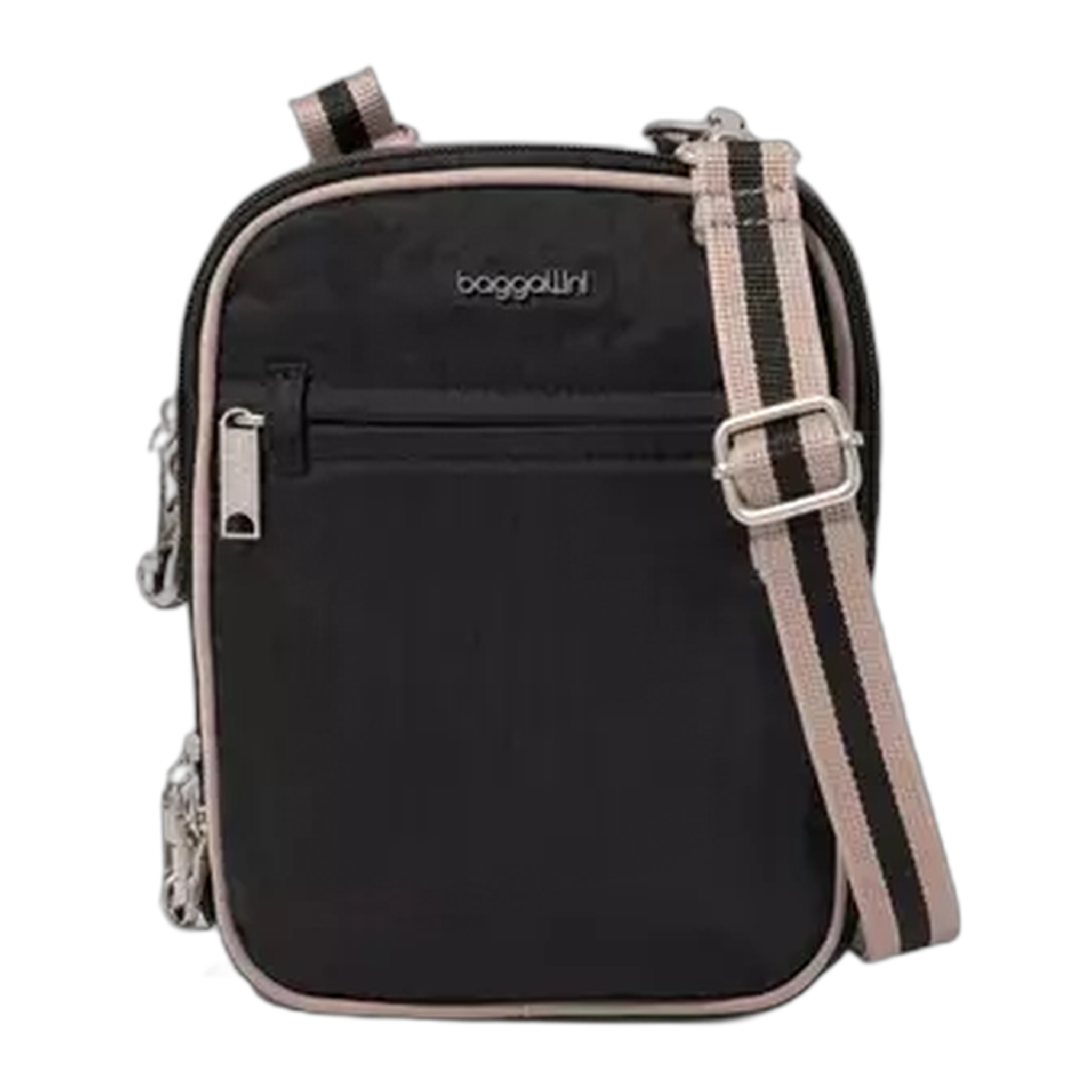 Baggillini - Securtex® Classic Anti-Theft Mini Everything Crossbody - Black/Neutral