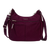 Baggillini - Securtex Anti-Theft Free Time Crossbody Bag - Mulberry