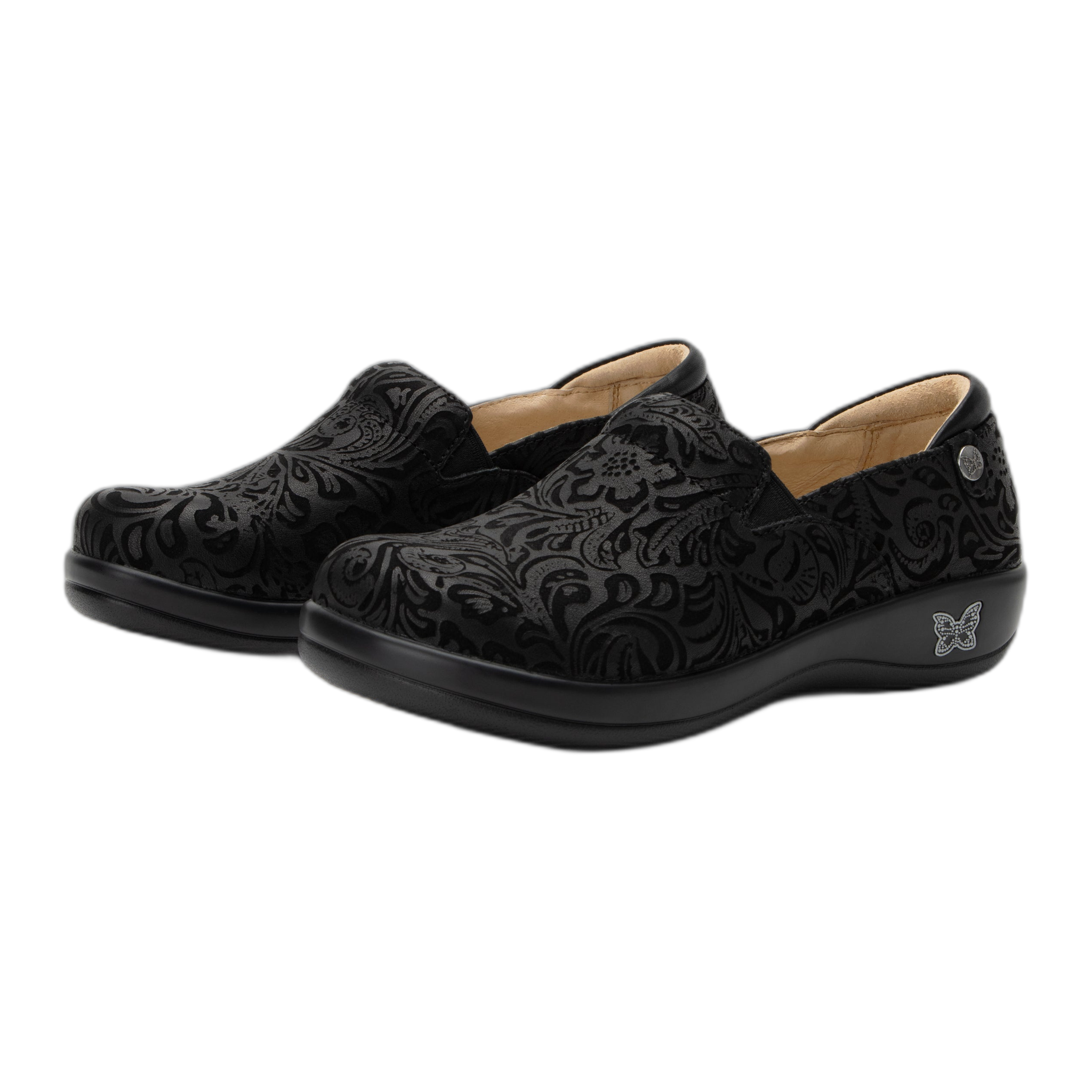 Alegria - Keli - Black Embossed Paisley / M / 35