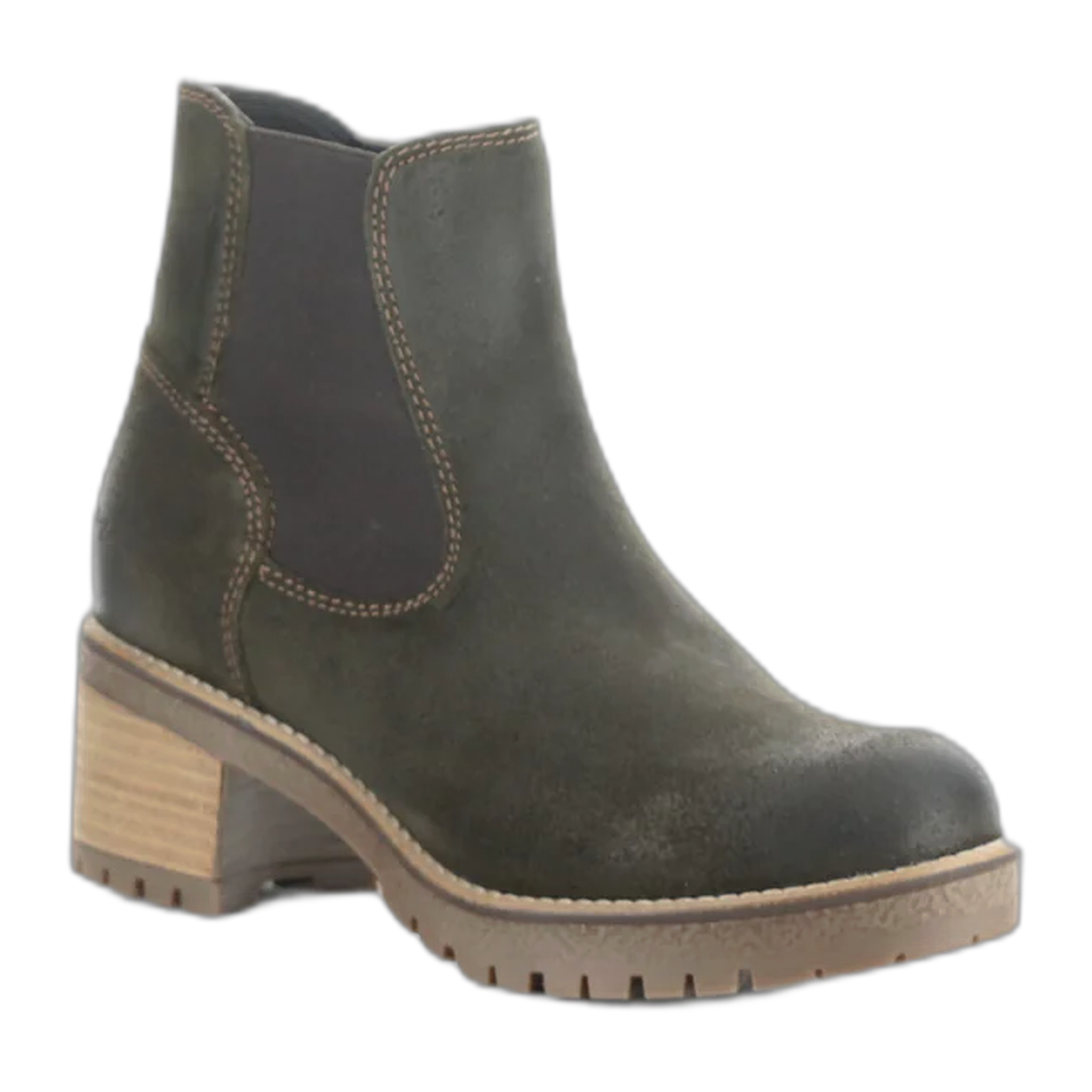 Bos. & Co. - Mercy - Olive/Dk Brown / M / 37