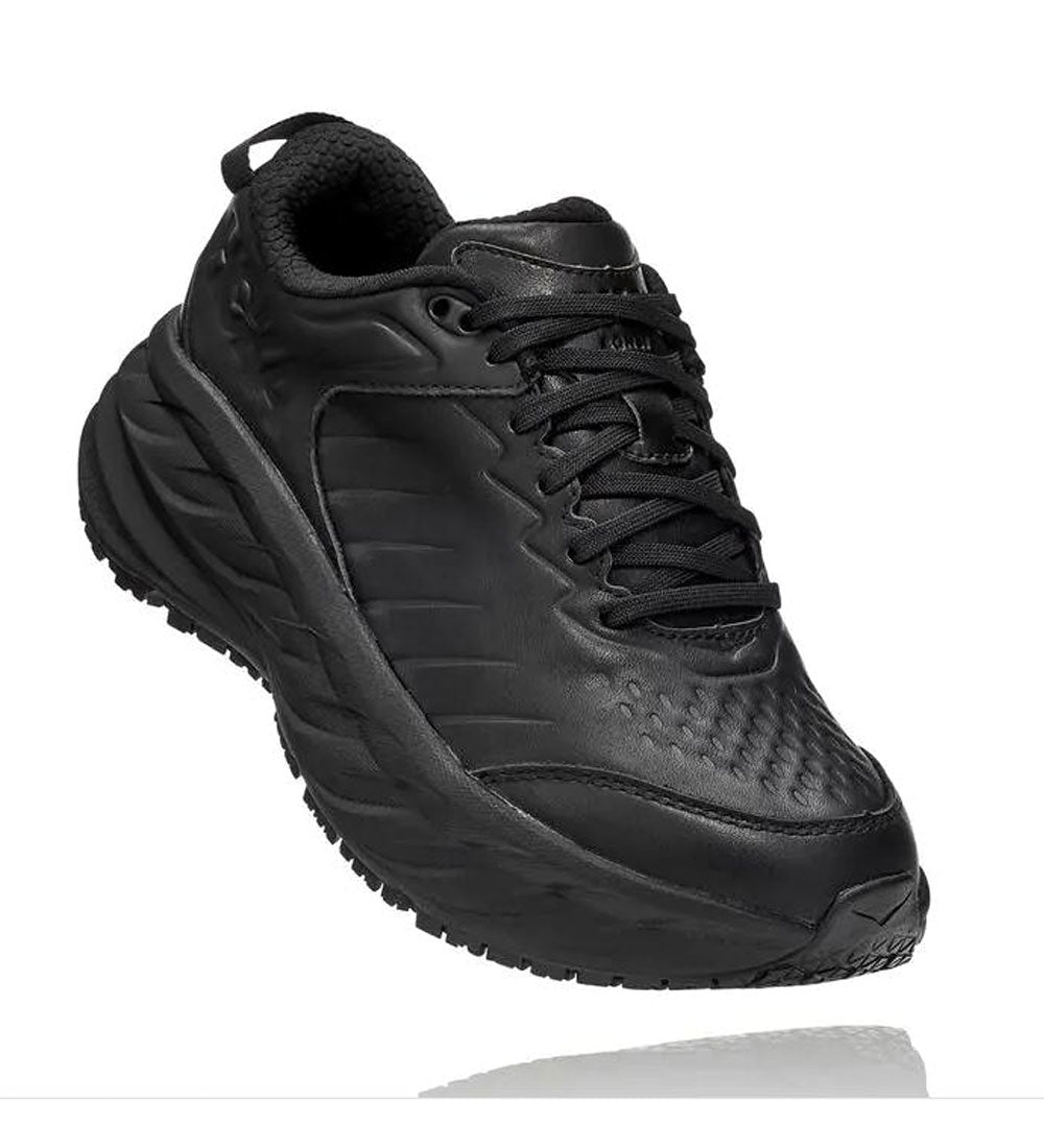 HOKA - Women's Bondi Slip Resistant - Black/Black / M / 5