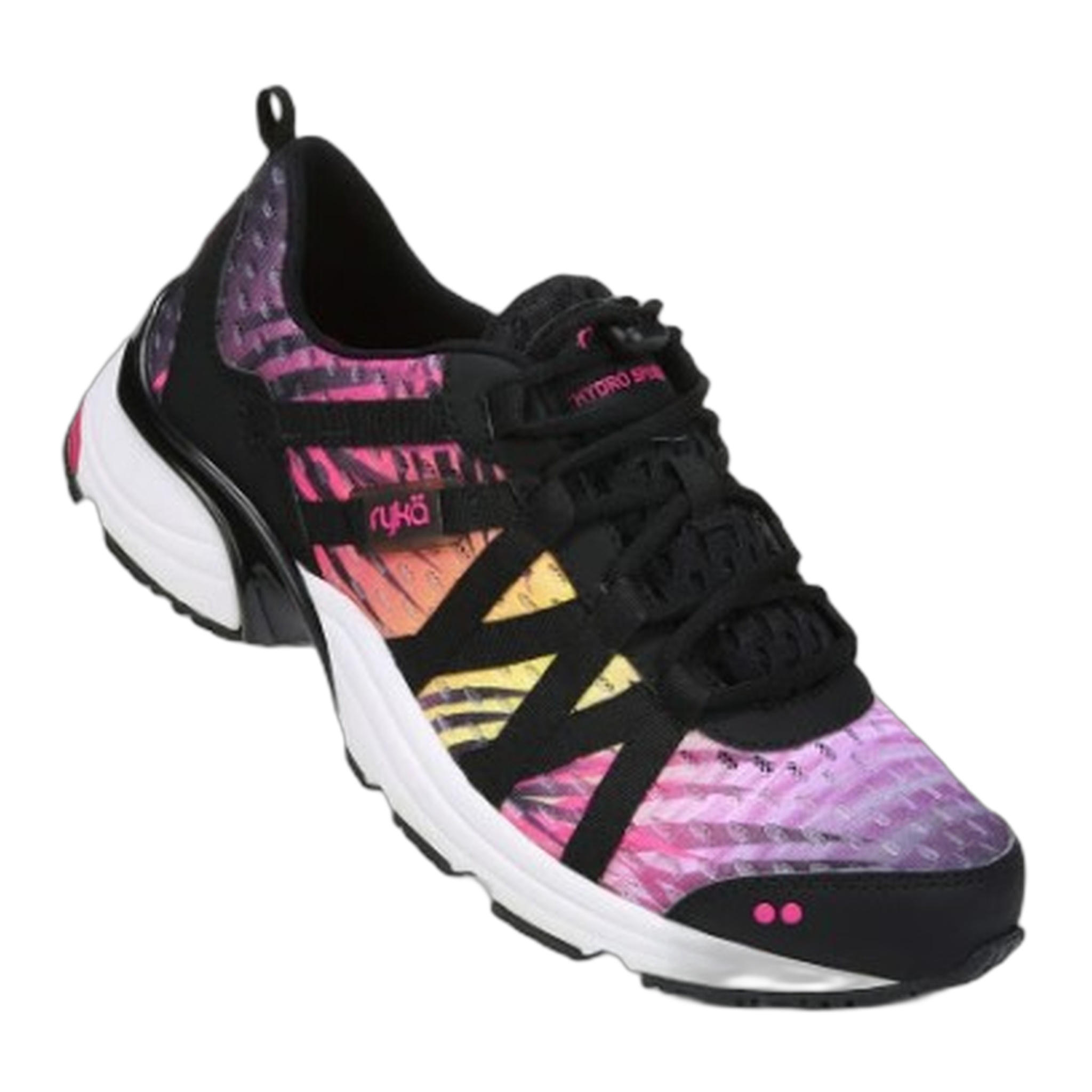 Ryka - Hydro Sport Water Shoe - Black/Pink Fabric / M / 5