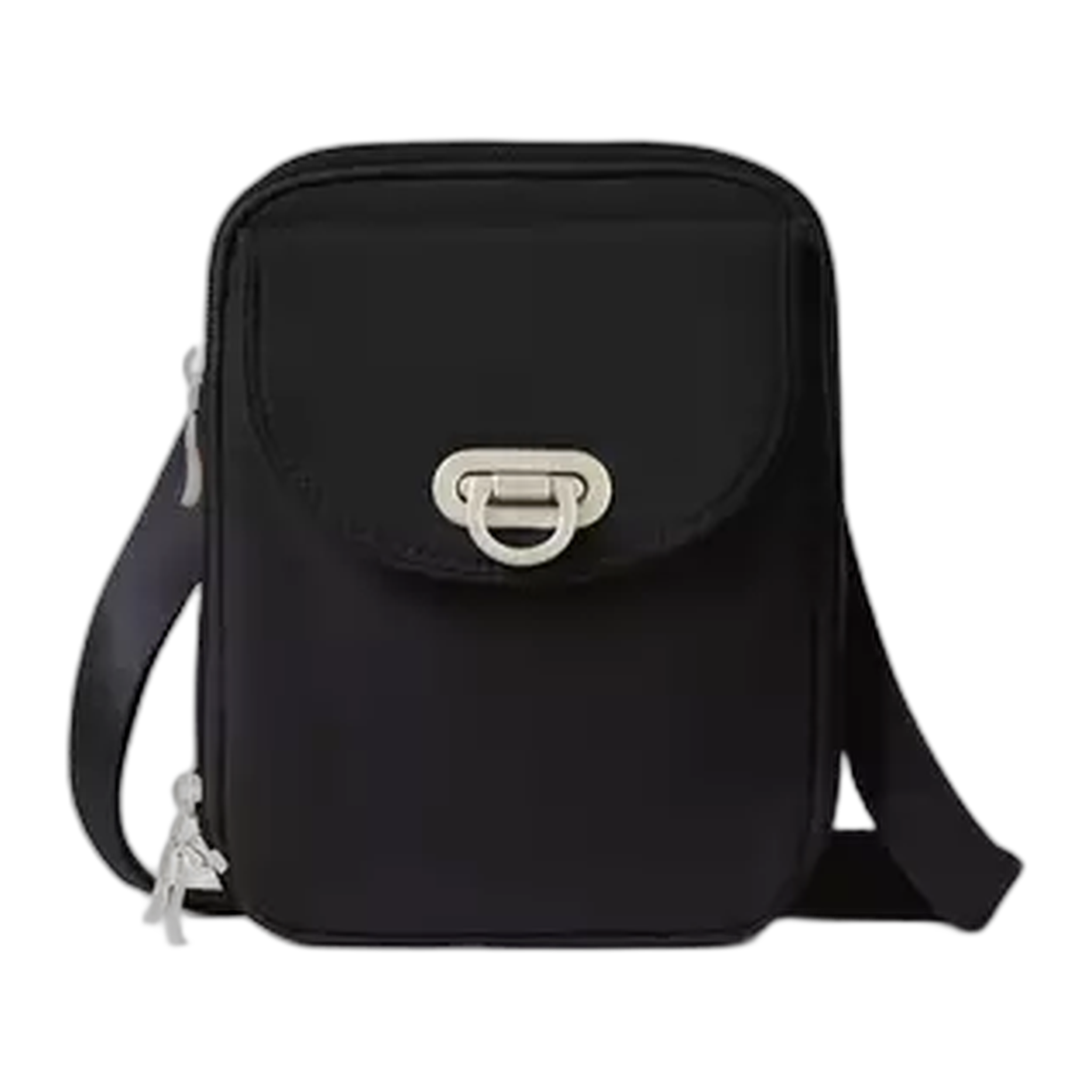 Baggillini - Coastal Flip Lock Venture Crossbody - Black
