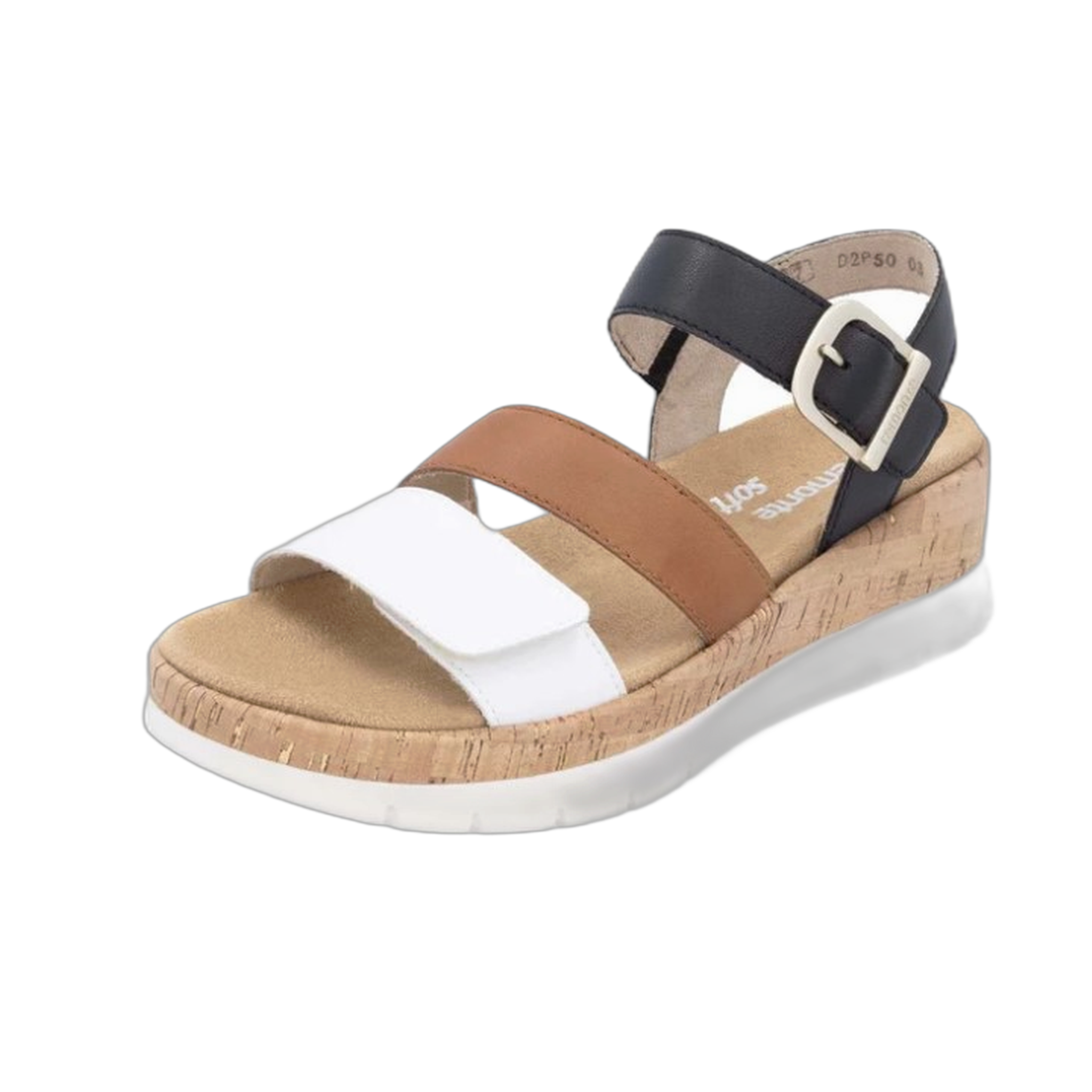 Remonte - D2P50 Gizela - Weiss/Noccia/Schwarz / M / 38