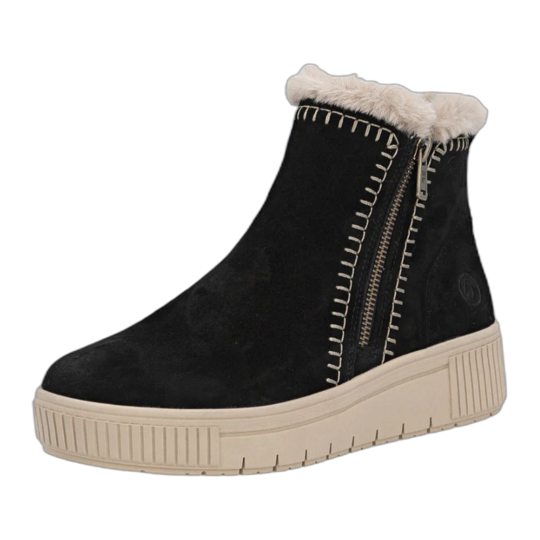 Remonte - D3B70 Bonnie - Schwarz/Beige / M / 38