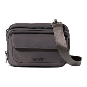 Modern Double Zip Crossbody