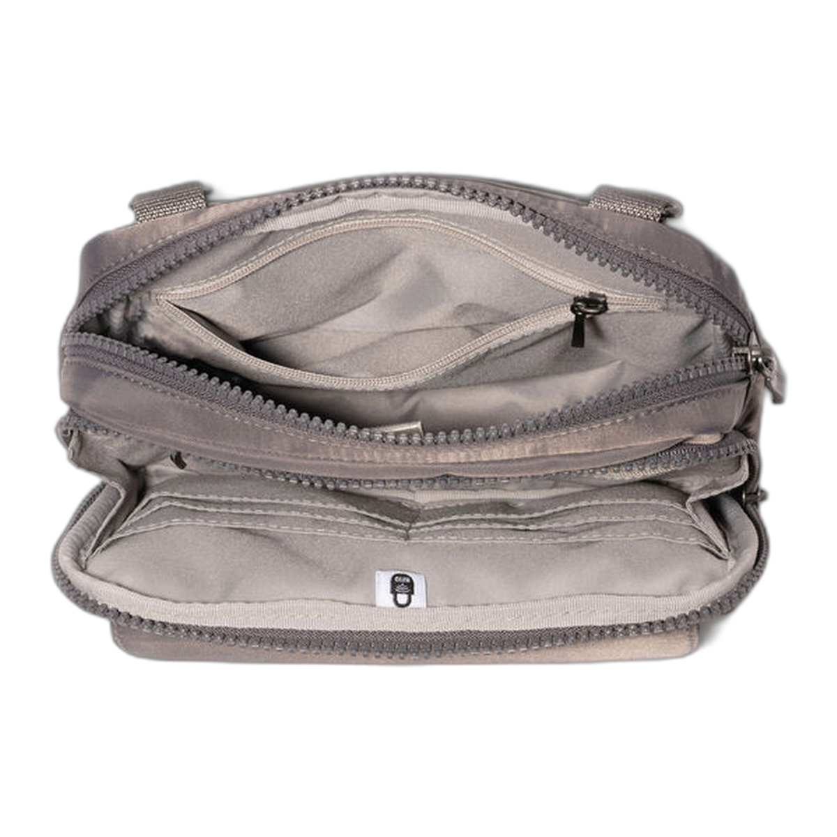 Modern Double Zip Crossbody