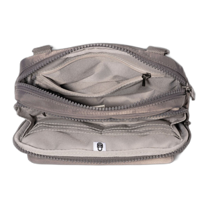 Modern Double Zip Crossbody