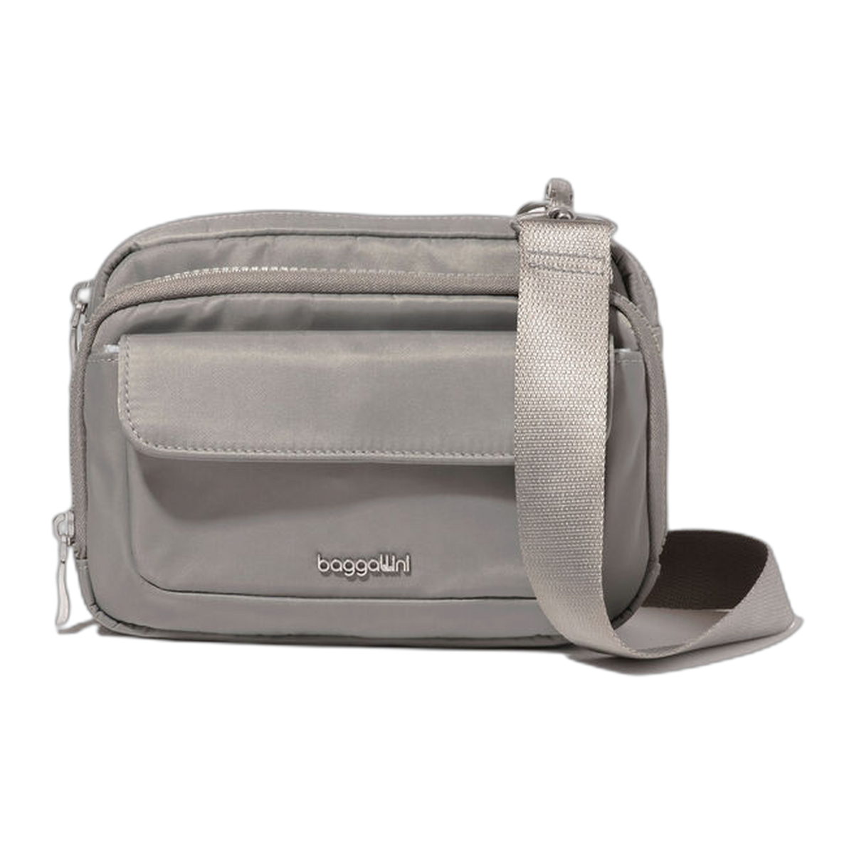 Modern Double Zip Crossbody