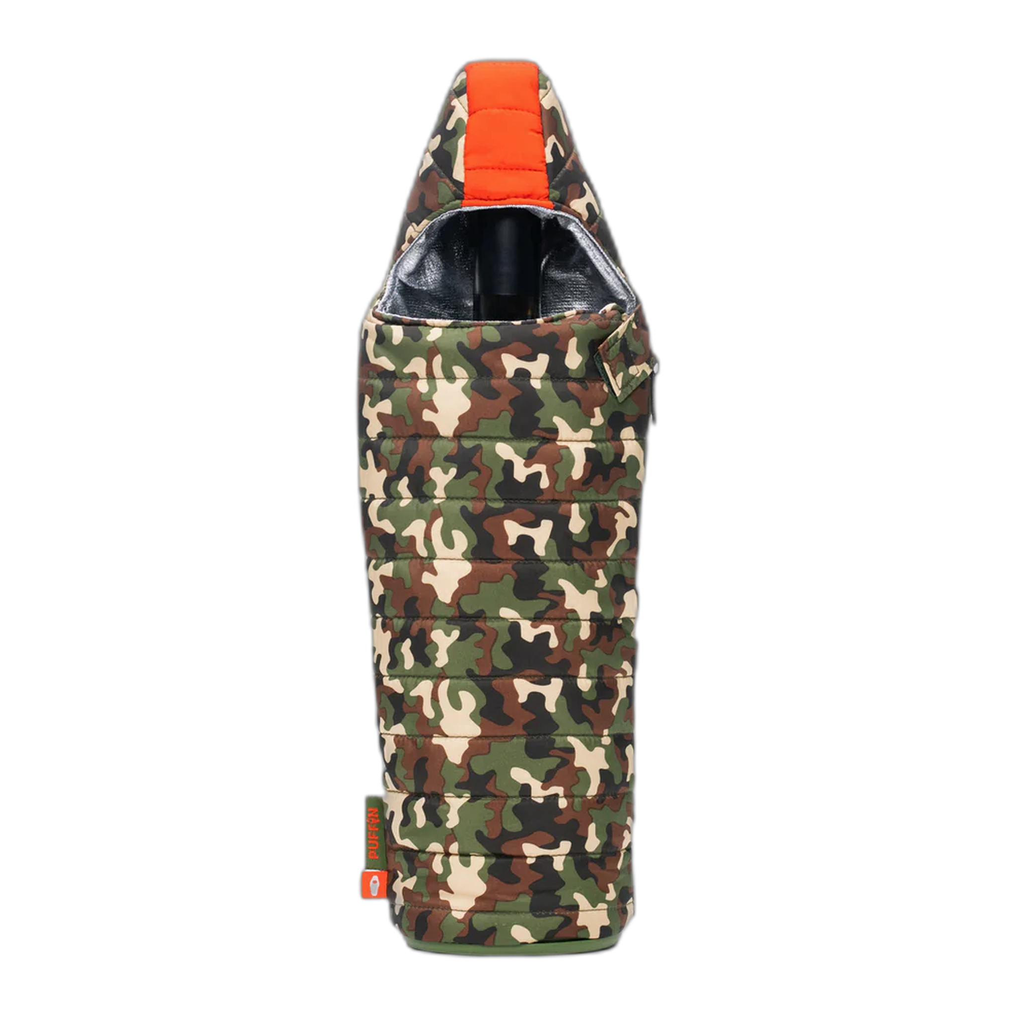 Puffin Coolers - The Caddy - Woodsy Camo/Puffin Red