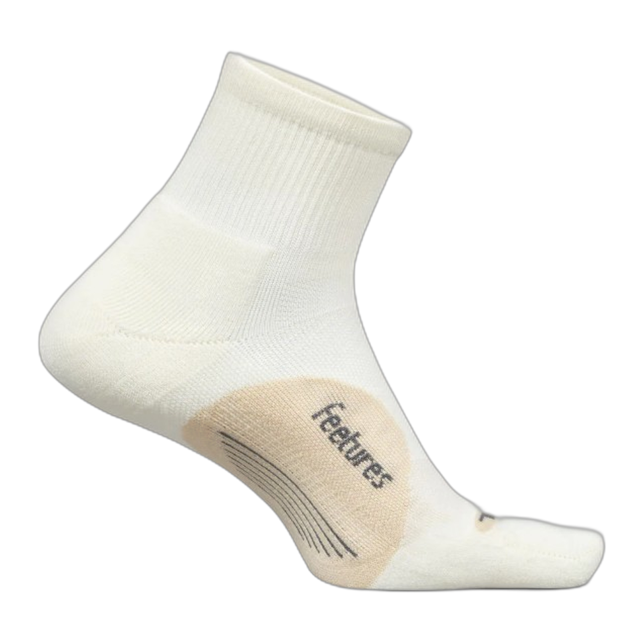 Feetures - Elite Light Cushion Quarter - Linen / S