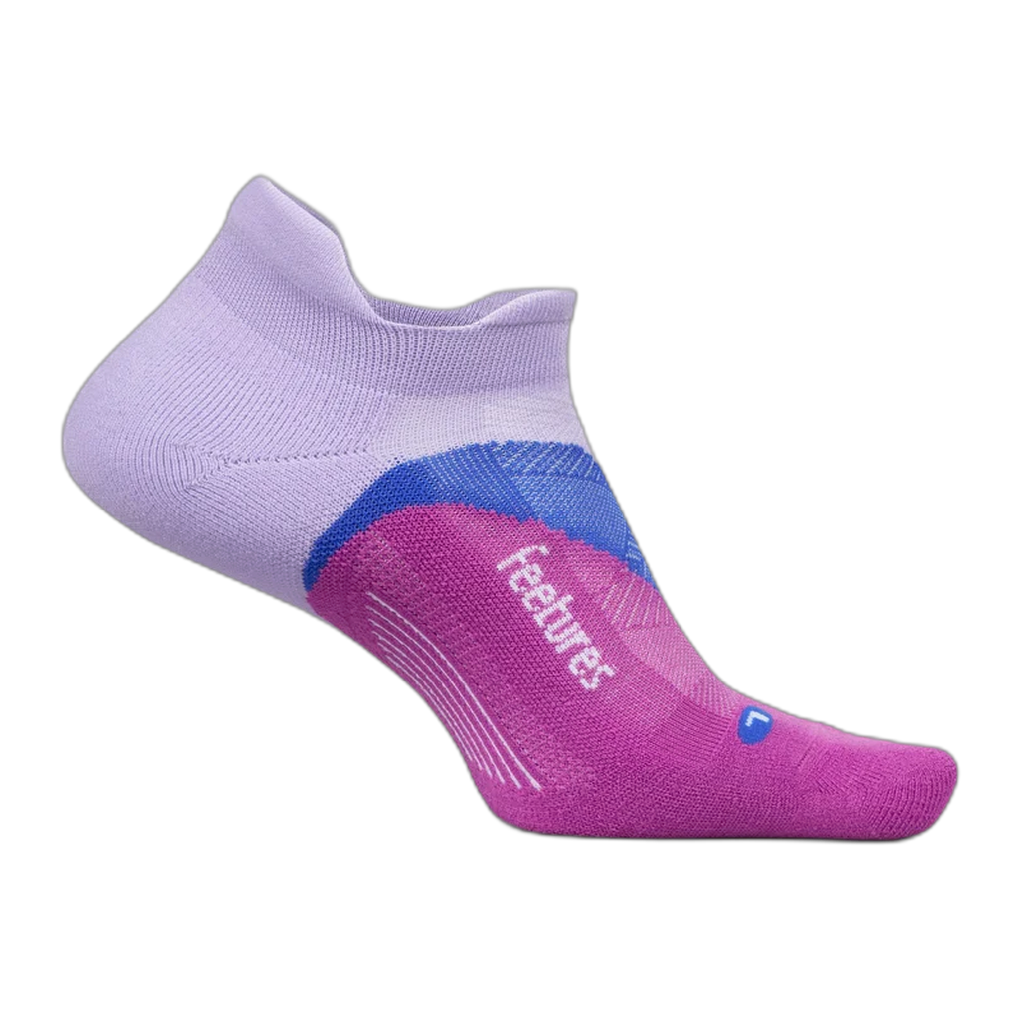 Feetures - Elite Light Cushion Tab Sock - Wild Bloom / S
