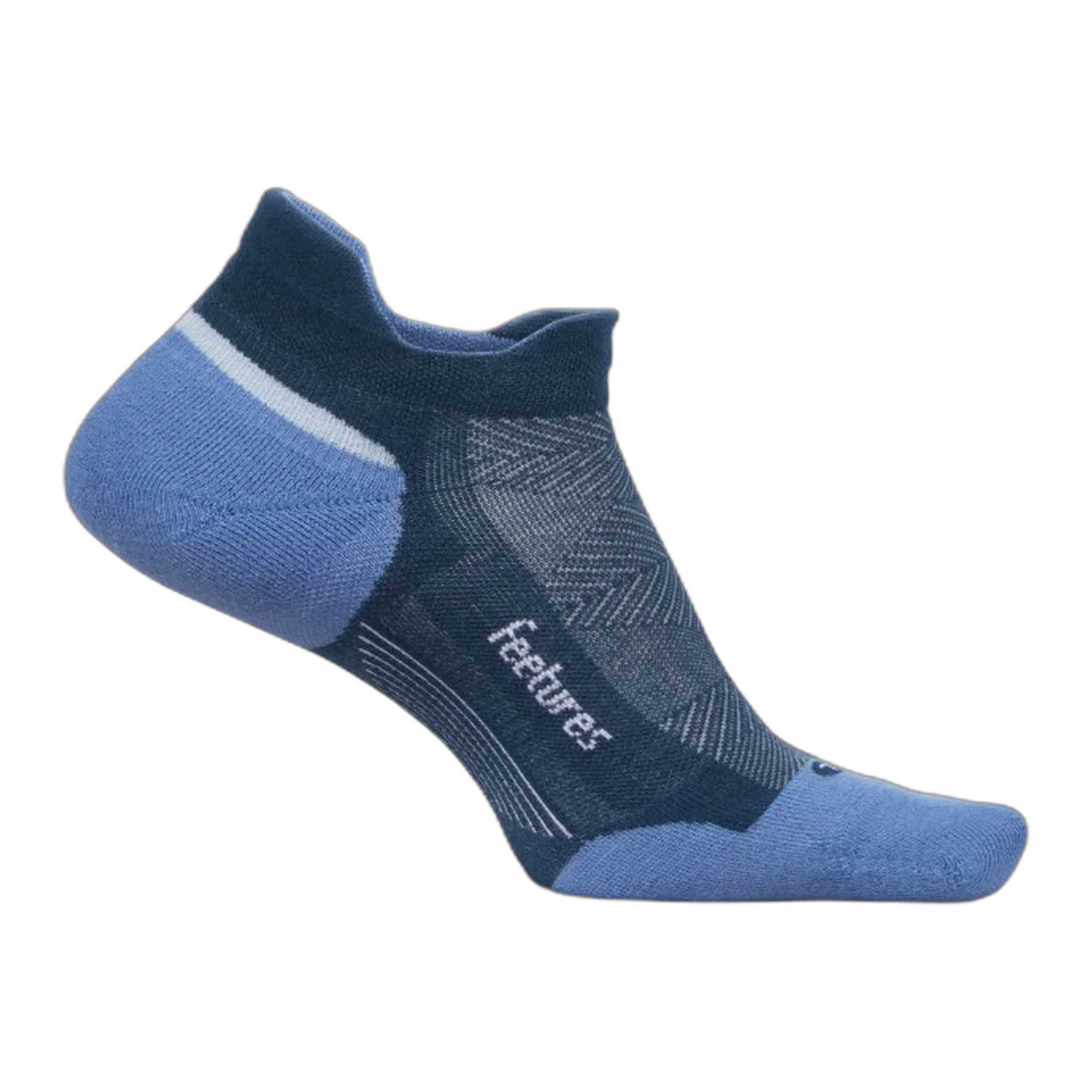 Feetures - Women's Elite Max Cushion Tab - Blue Waves / S