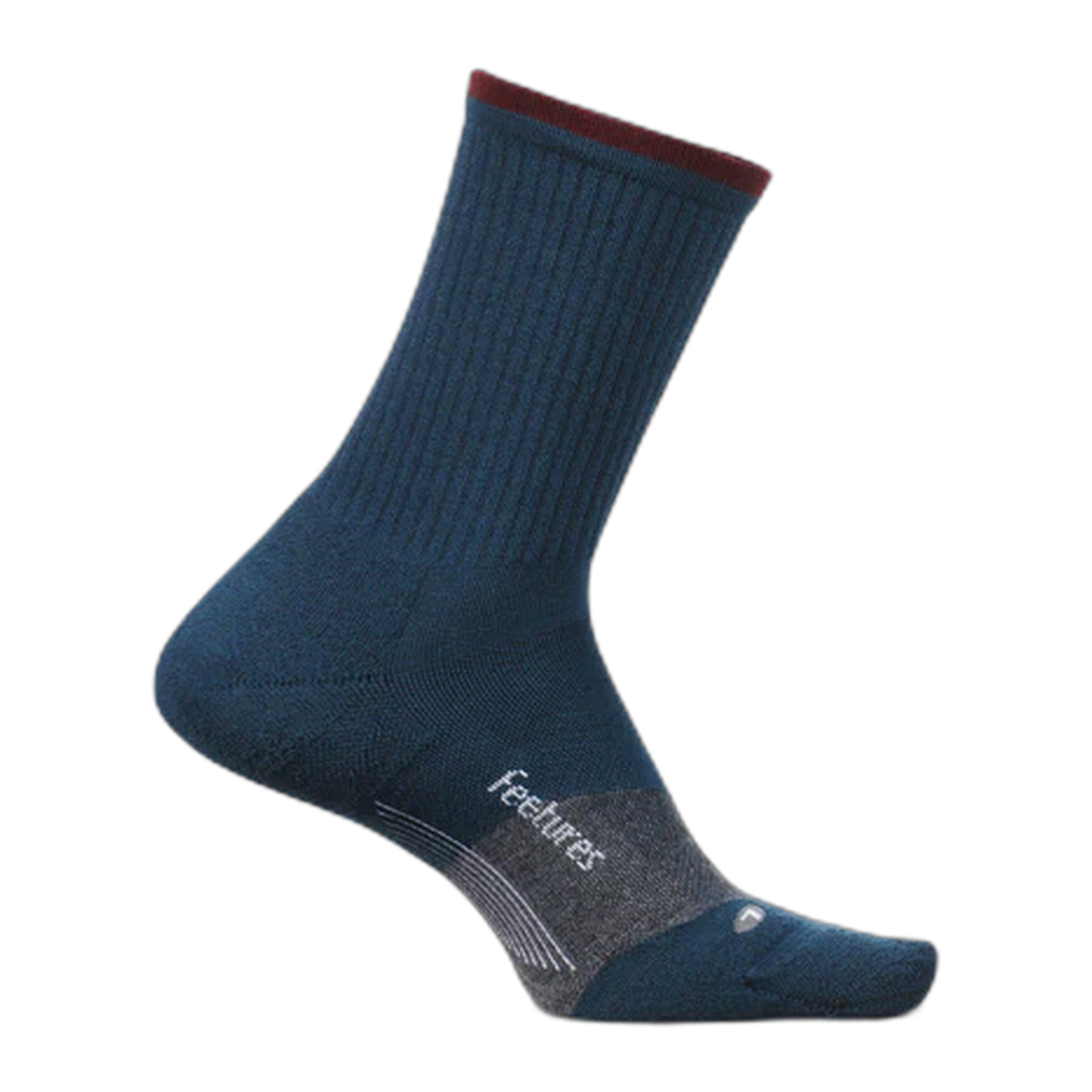 Feetures - Trail Max Cushion Mini Crew - French Navy / M