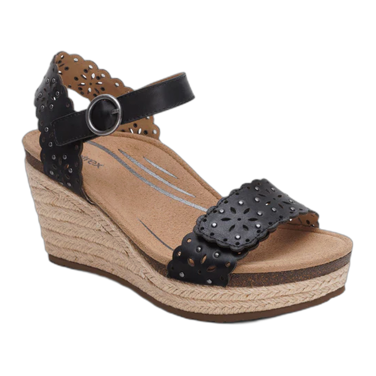 Sydney Quarter Strap Espadrille Wedge