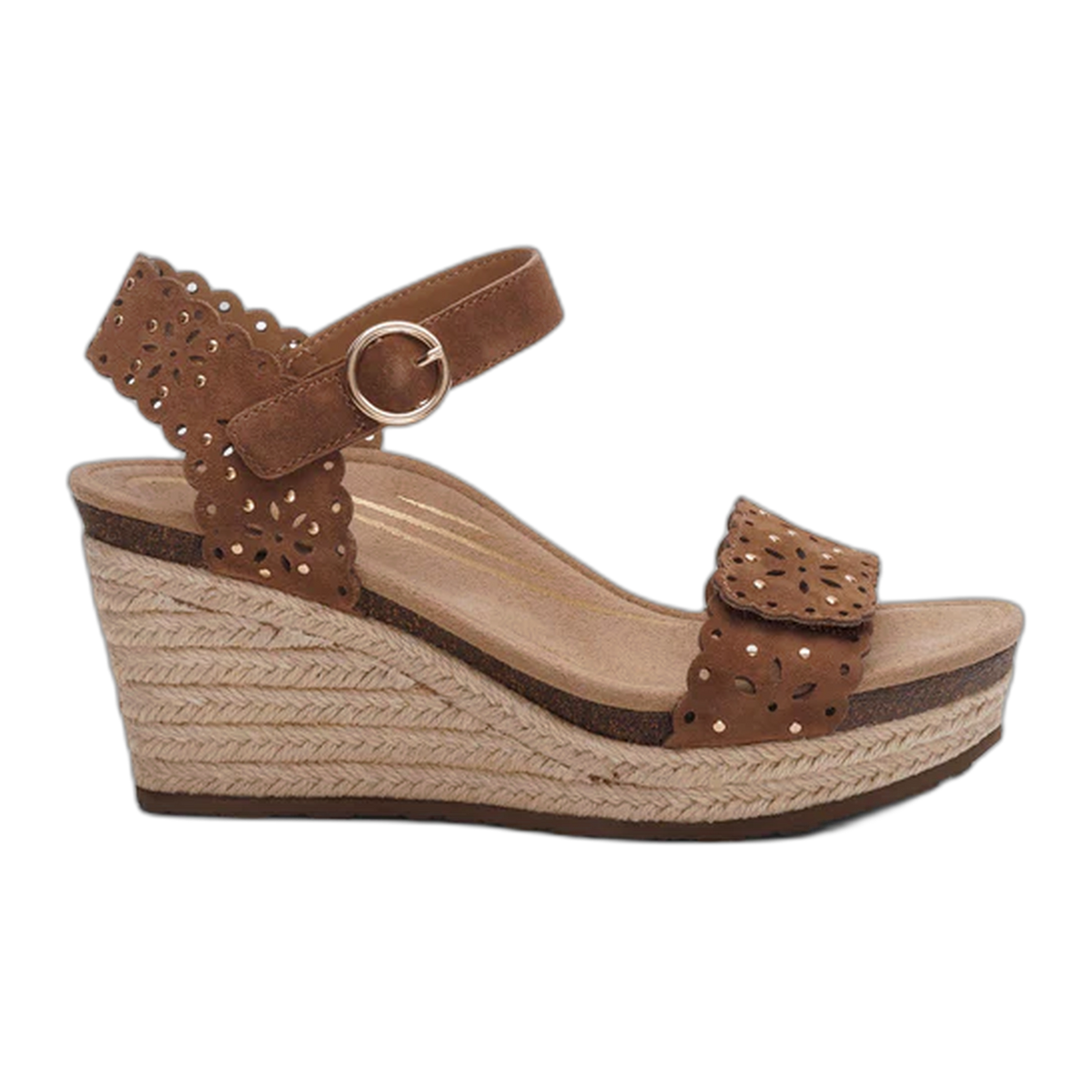 Sydney Quarter Strap Espadrille Wedge