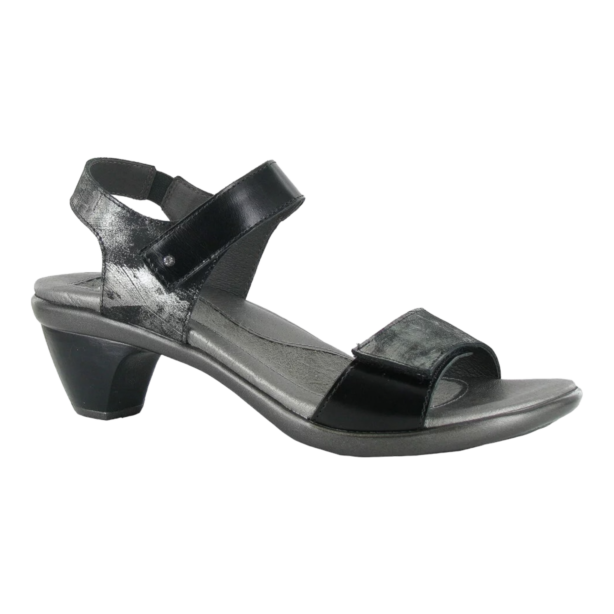 Naot - Extant - Onyx Metallic Lthr Blk Lthr / M / 35