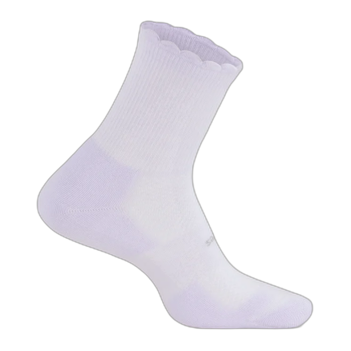 High Performance Max Cushion Quarter Tall Scallop Sock
