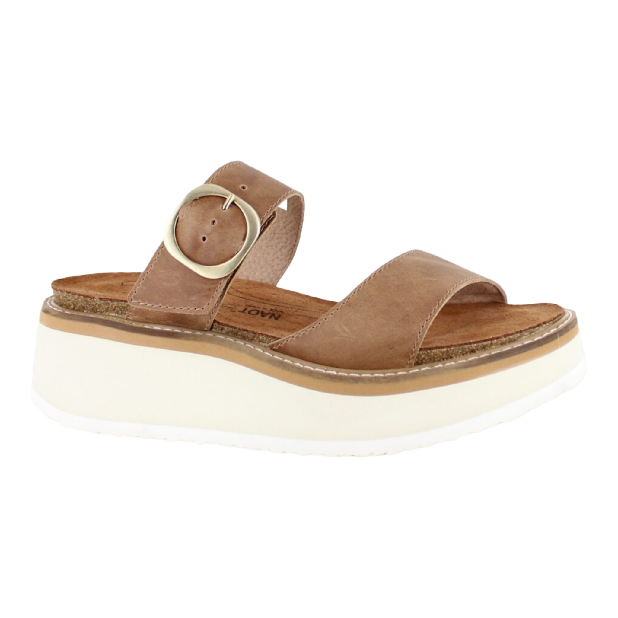 Naot - Halvah - Latte Brown Leather / M / 36