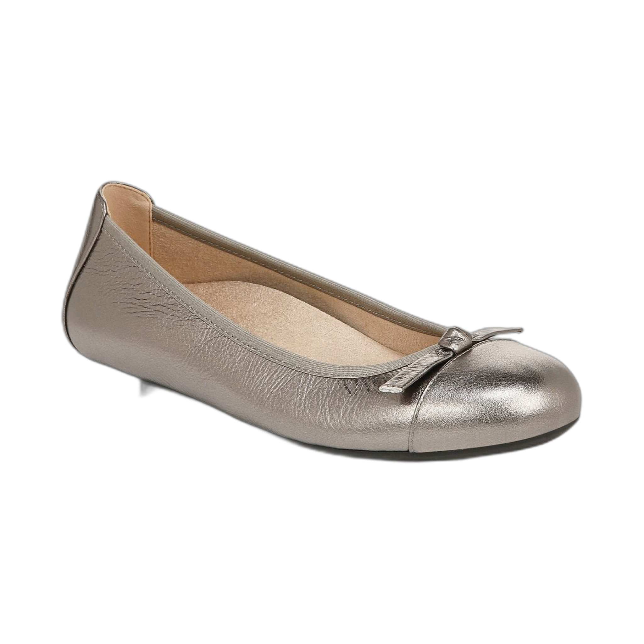 Vionic - Amorie - Pewter Metallic Leather / M / 5