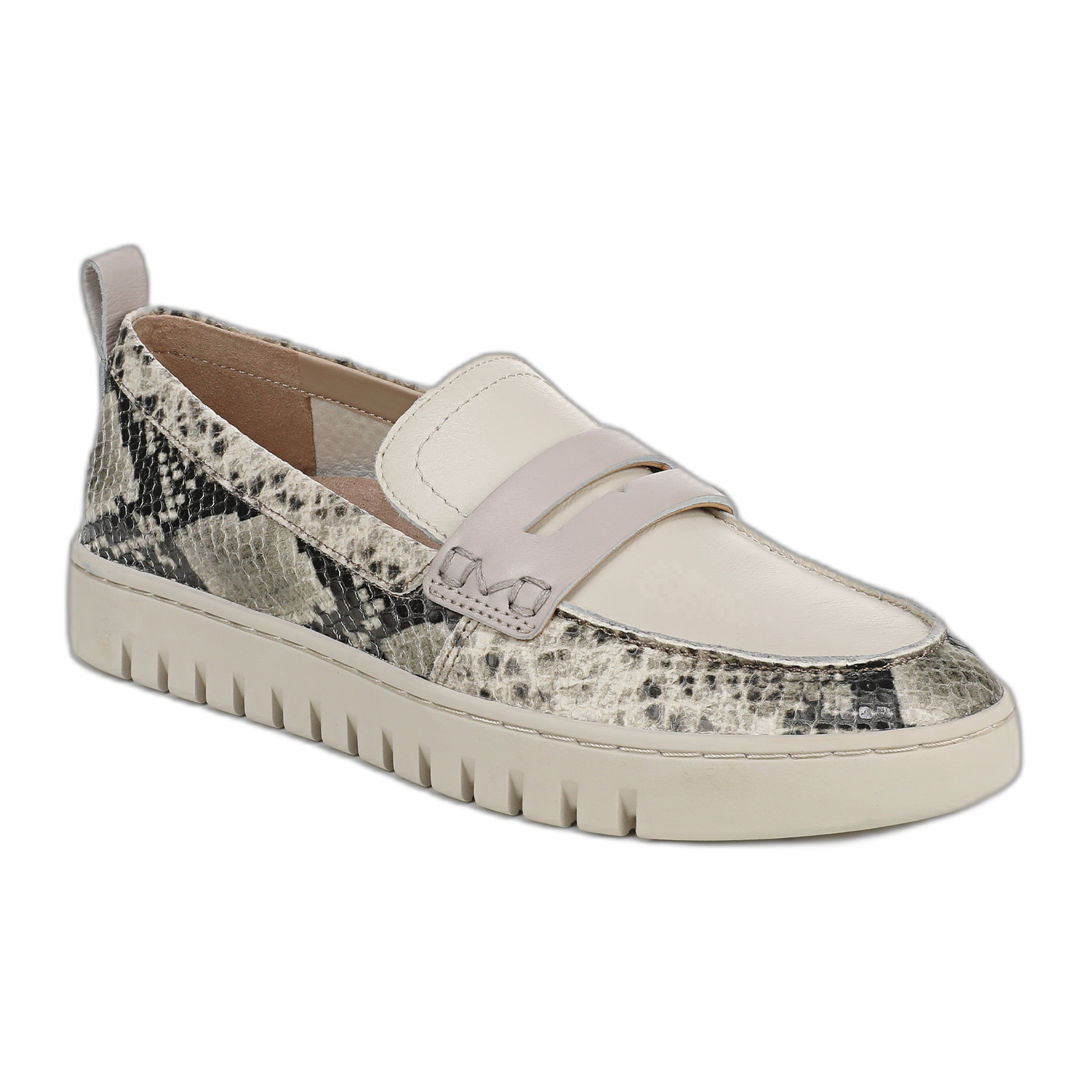 Vionic - Uptown - Cream Snake Embossed Leather / M / 8