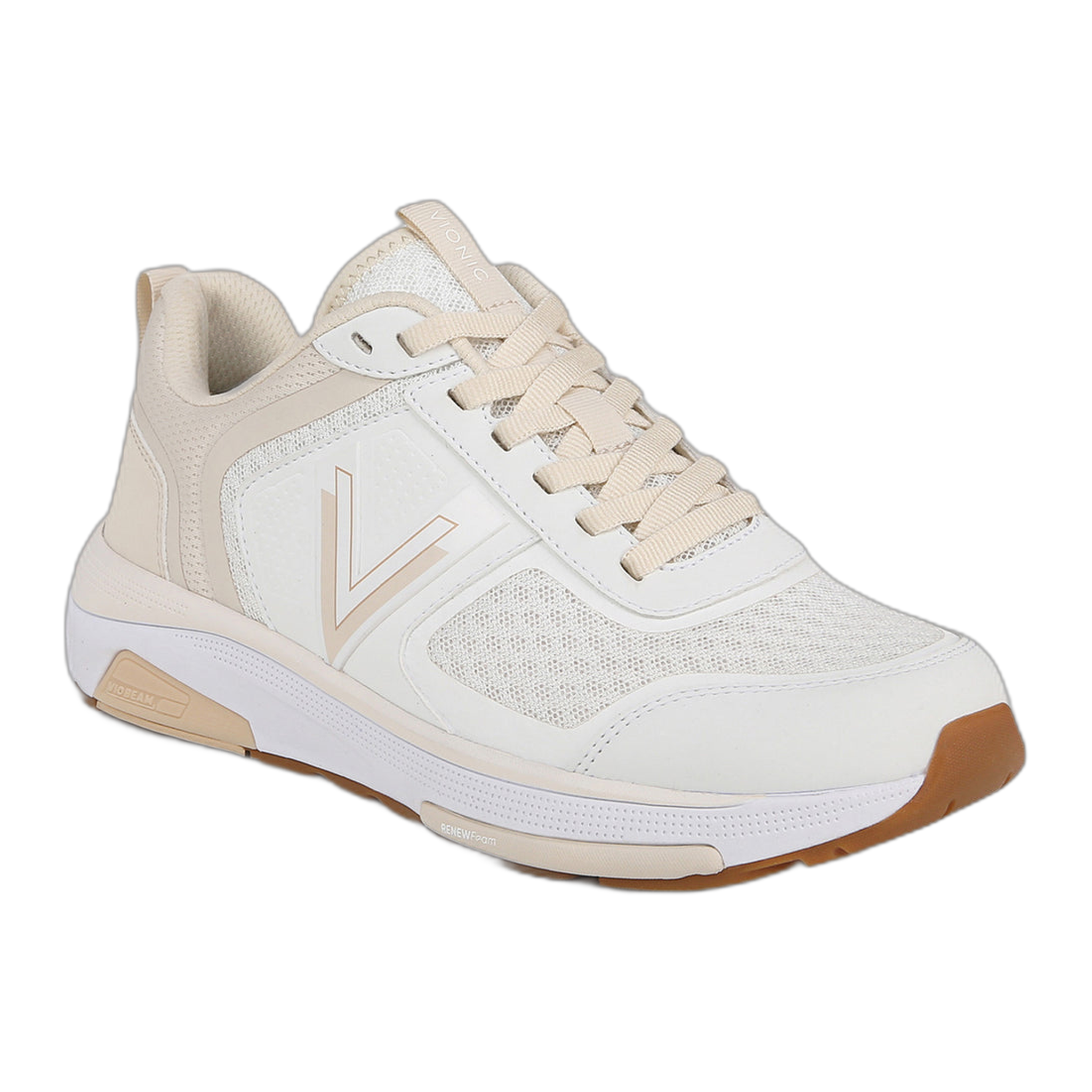 Vionic - Walk Strider Sneaker - White/Cream / M / 5