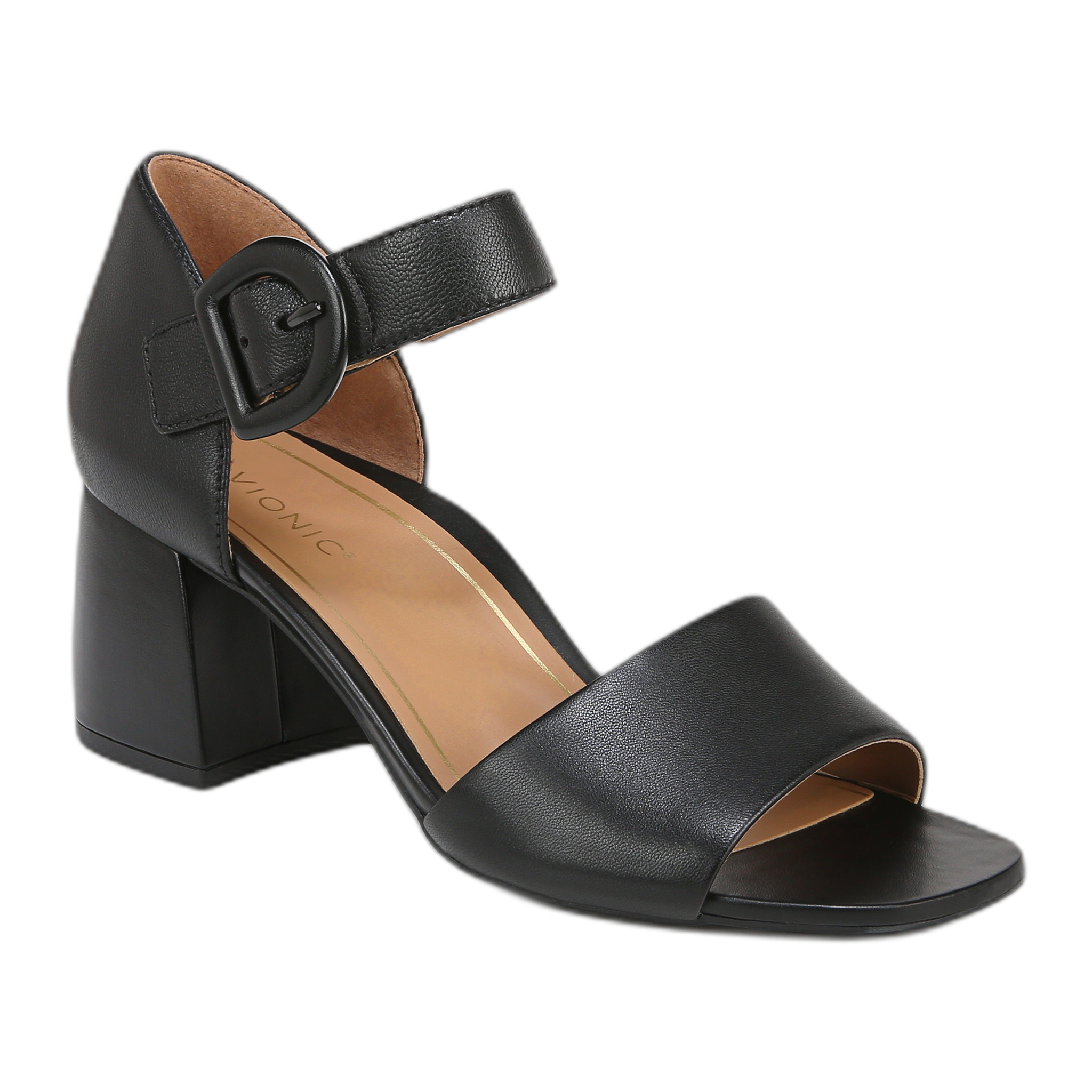 Vionic - Chardonnay - Black Leather / M / 5