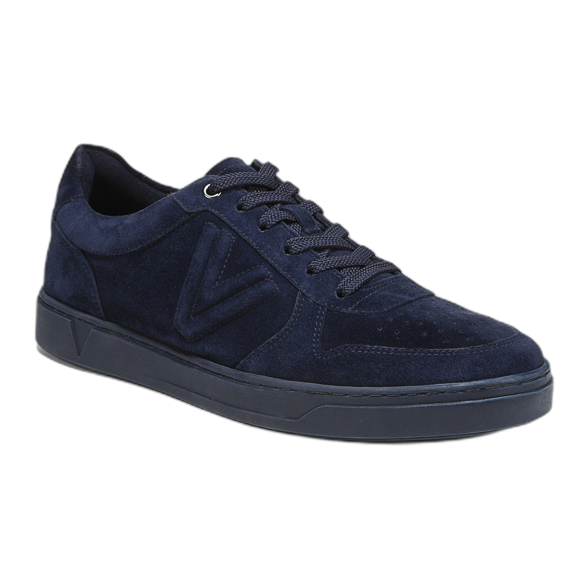 Vionic - Lucas Court - Navy Blazer Waxed Suede / M / 7.5