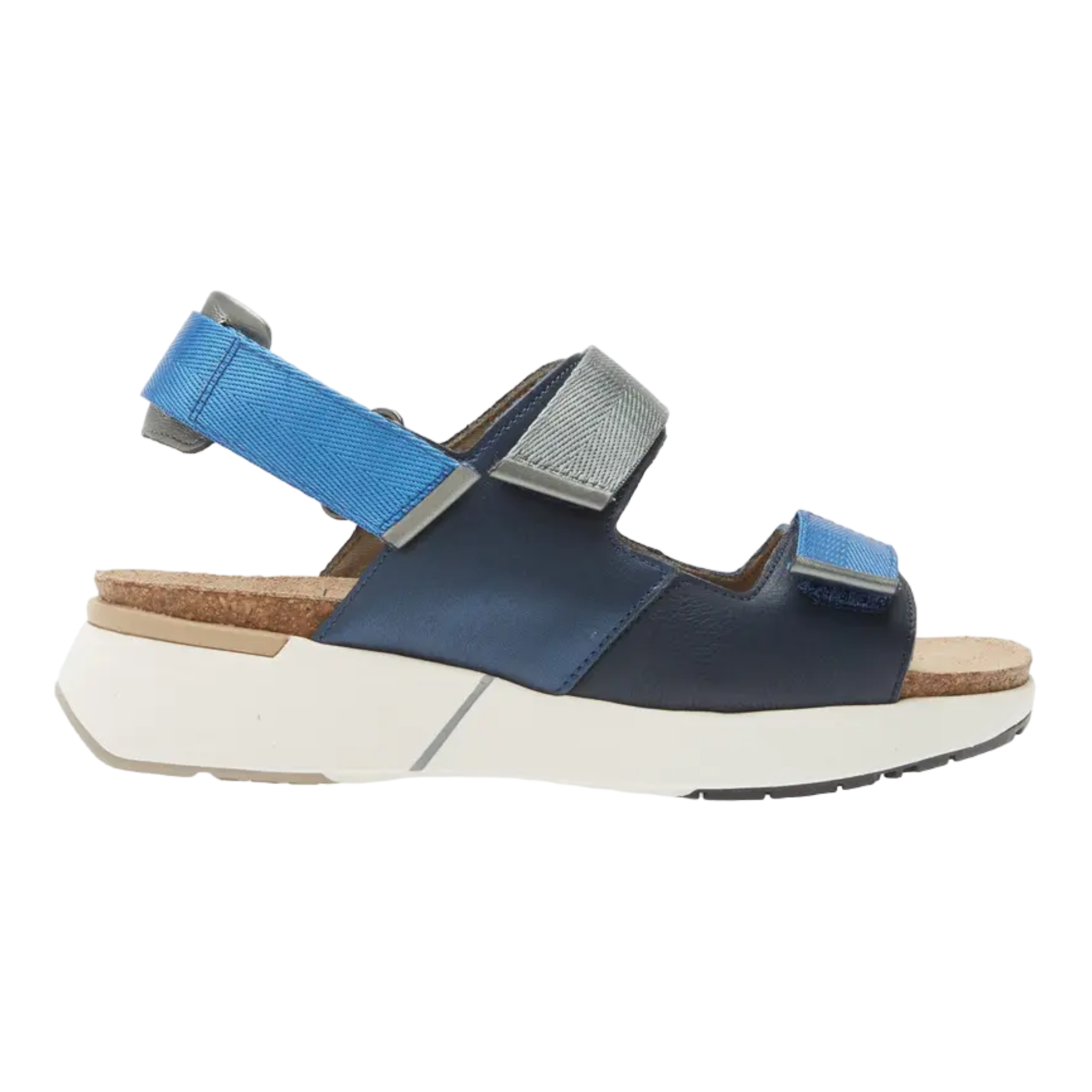 Naot - Odyssey - Soft Ink Leather/Polar Sea Leather/Sterling Leather / M / 36