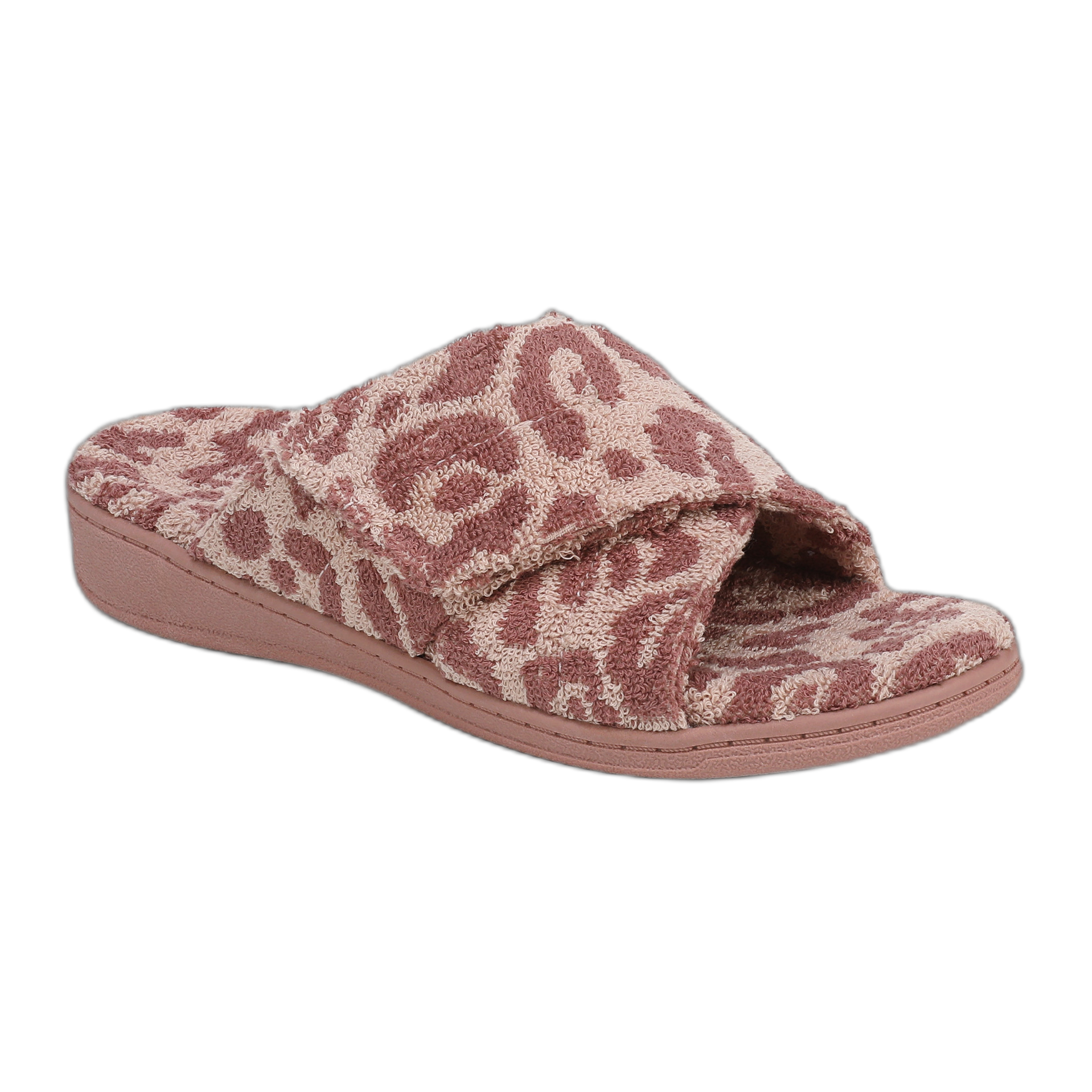 Vionic - Relax II Slippers - Pink Multi Leopard / M / 7