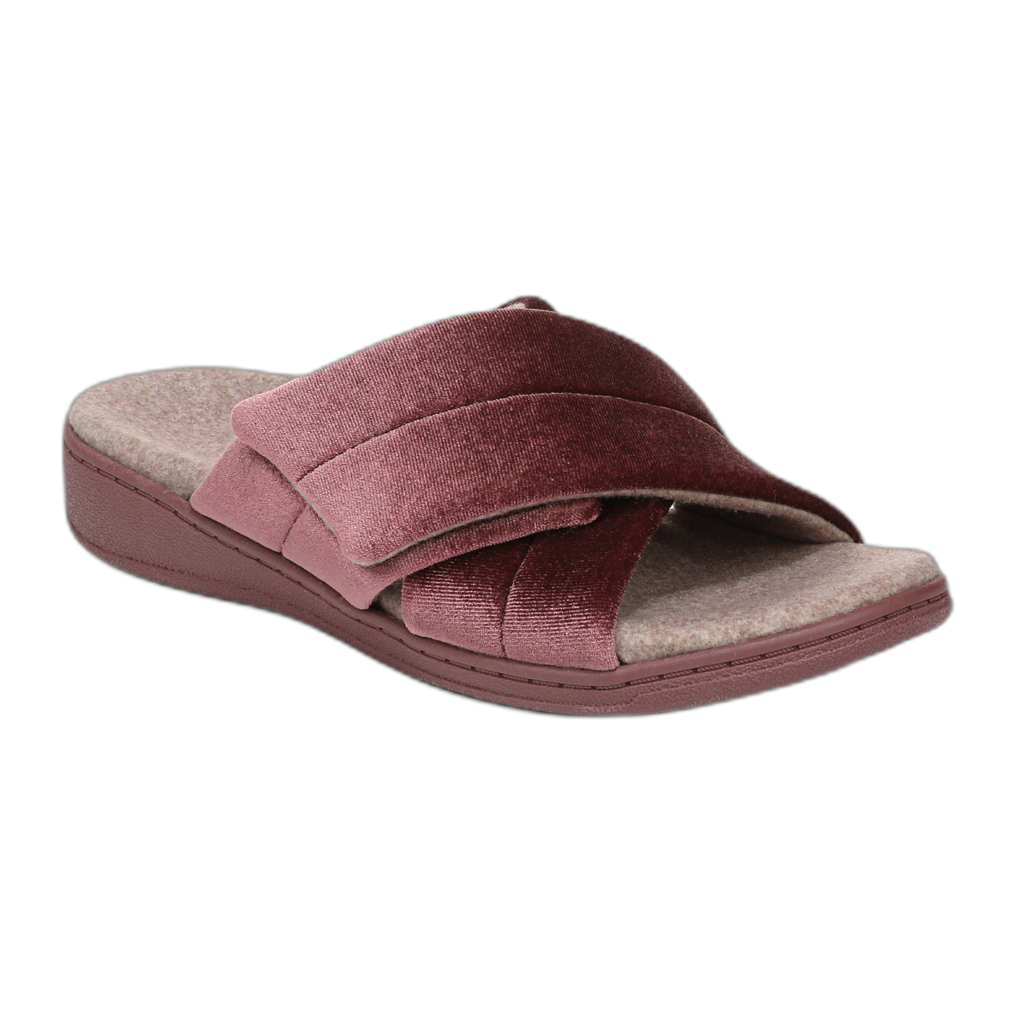 Vionic - Relax II Slippers - Sable Velvet / M / 6