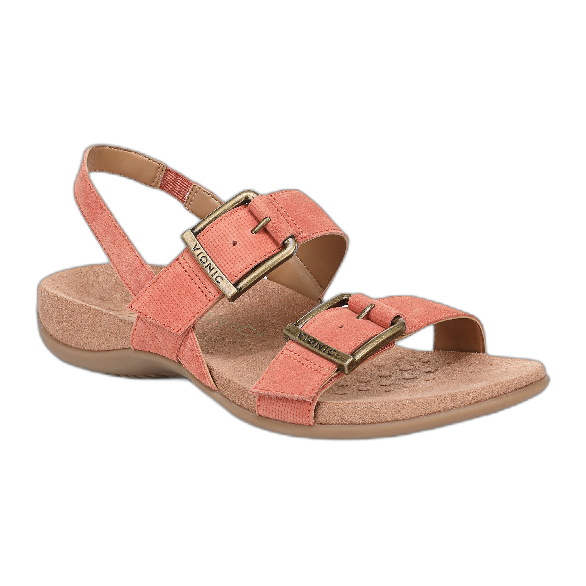 Vionic - Reese - Apricot Brandy Embossed Suede / M / 5
