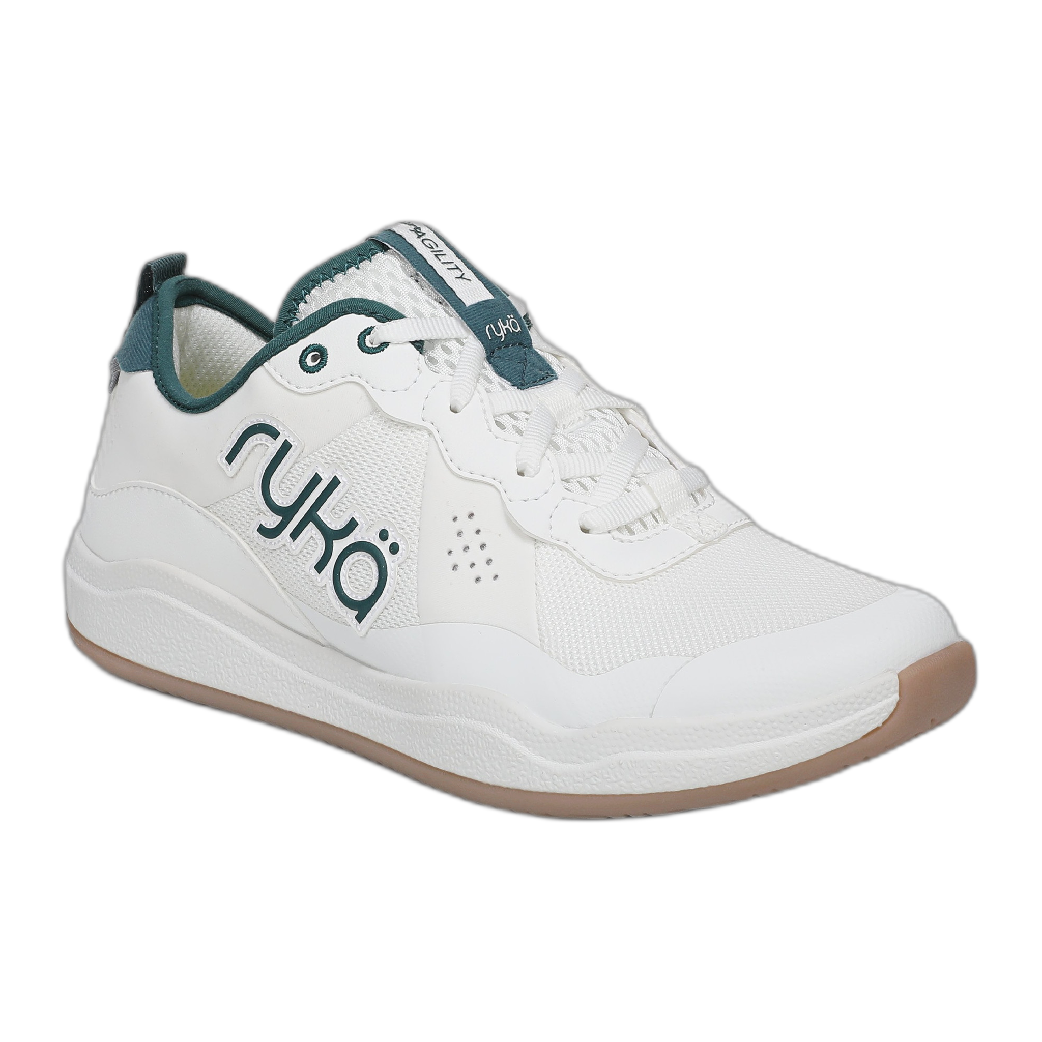 Ryka - Court Agility - White/Green / M / 5