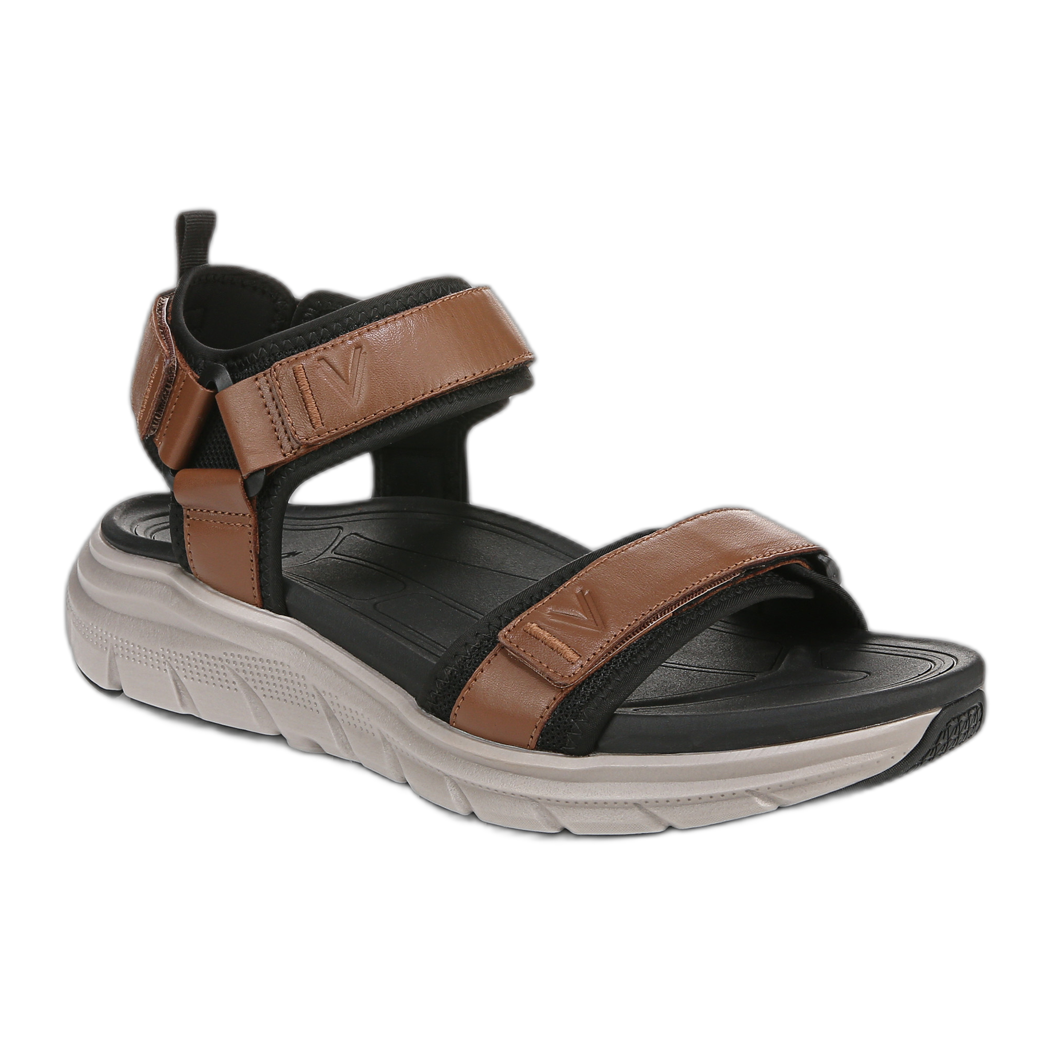 Vionic - Men's Walk Max Wanderer - Hazelnut Leather & Mesh / M / 7