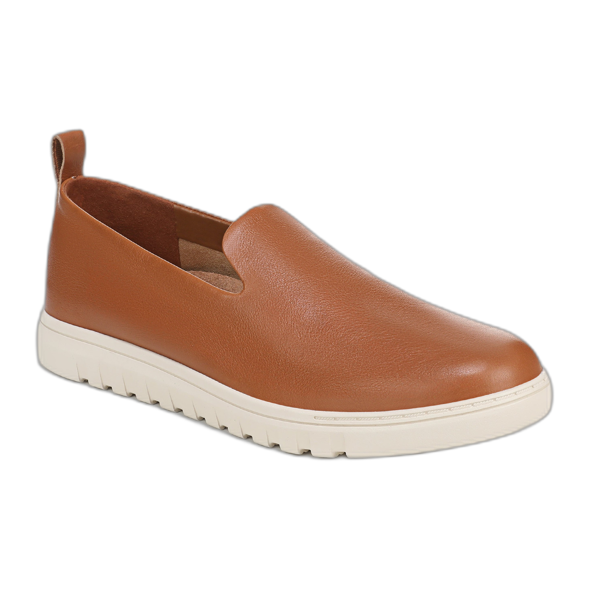 Vionic - Uptown Willa Slip On Sneaker - Tan Leather / M / 5