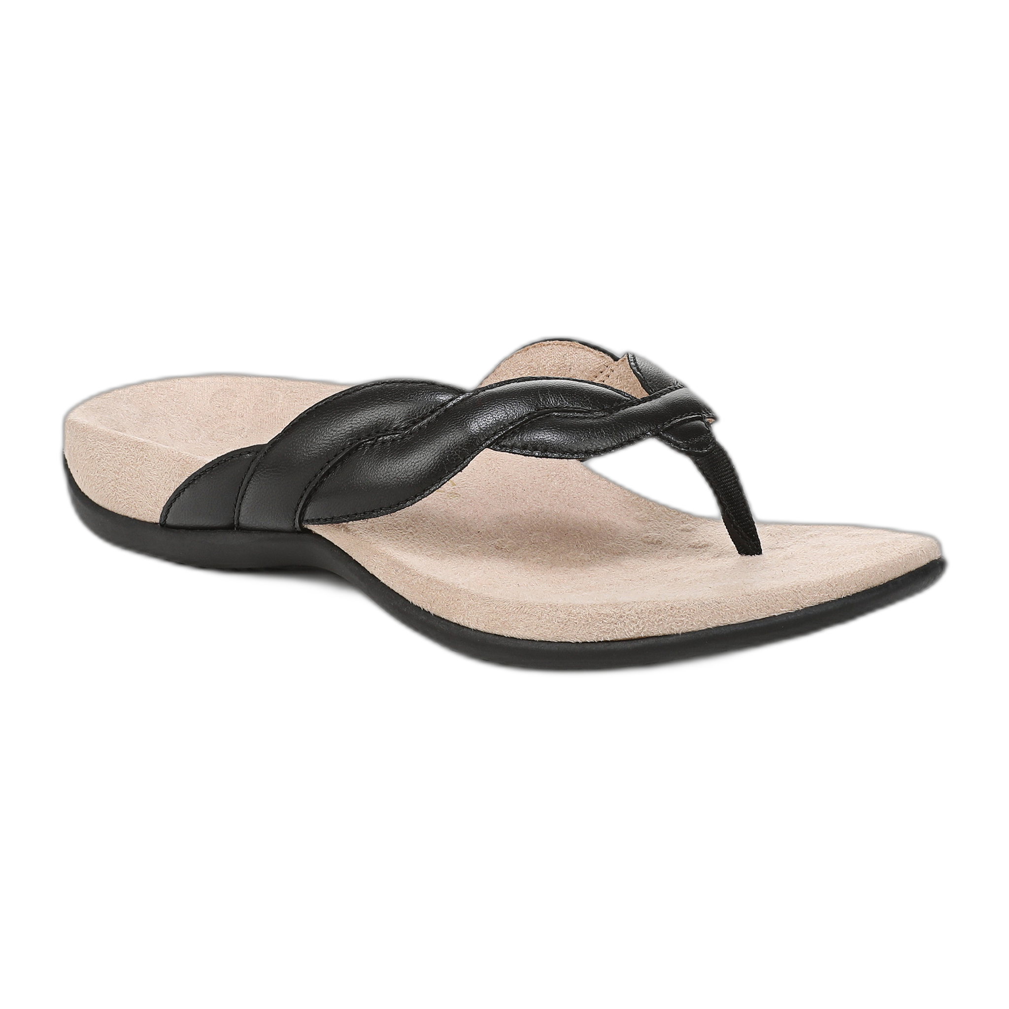 Vionic - Bella Braid - Black Leather / N / 6
