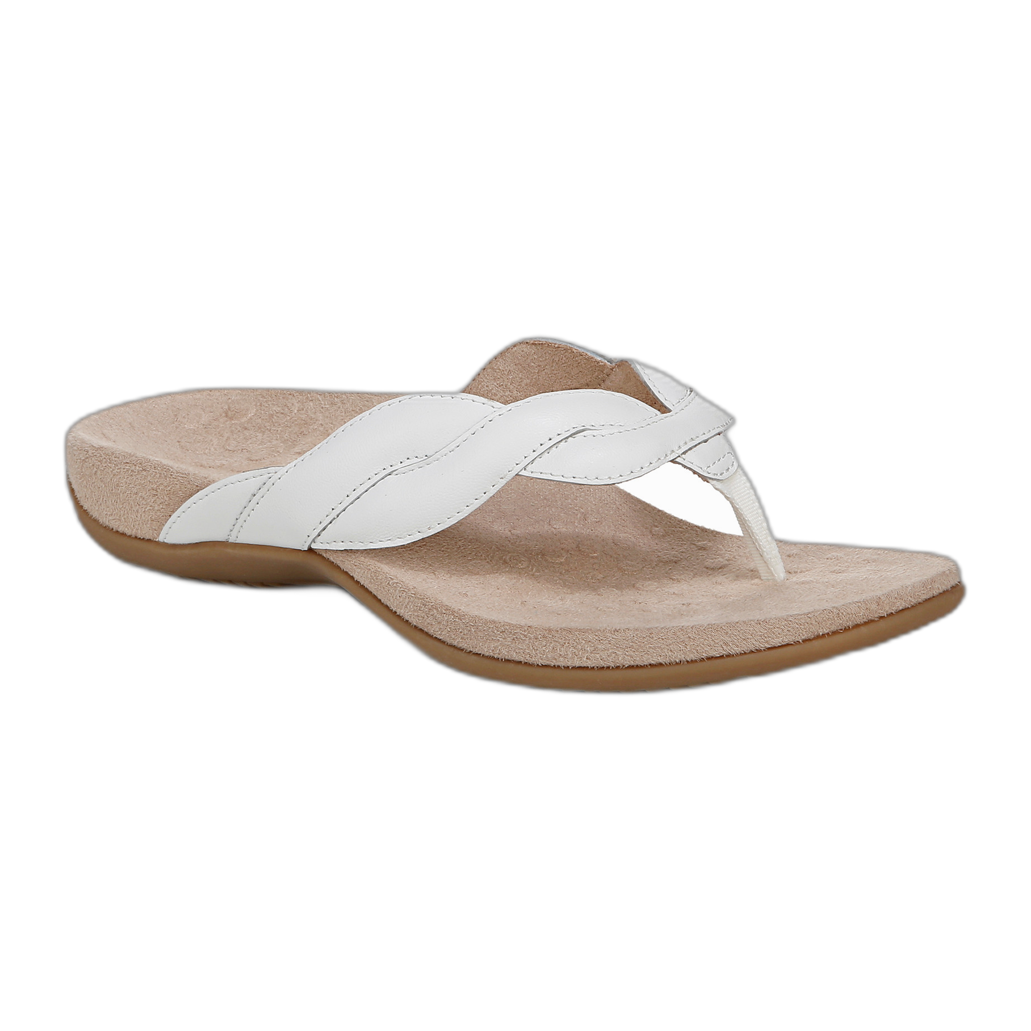 Vionic - Bella Braid - White Leather / N / 6